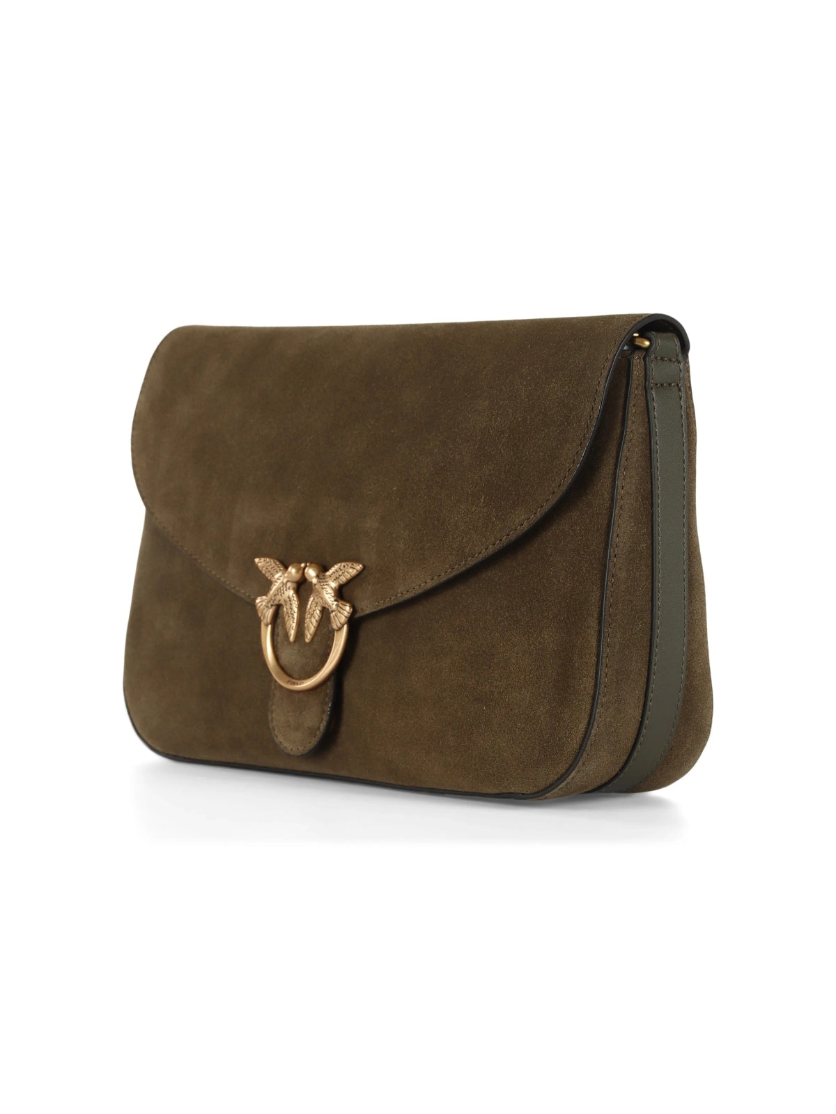 PINKO 107655 A0F6 LOVE SATCHEL CLASSIC SU en color VERDE (4)