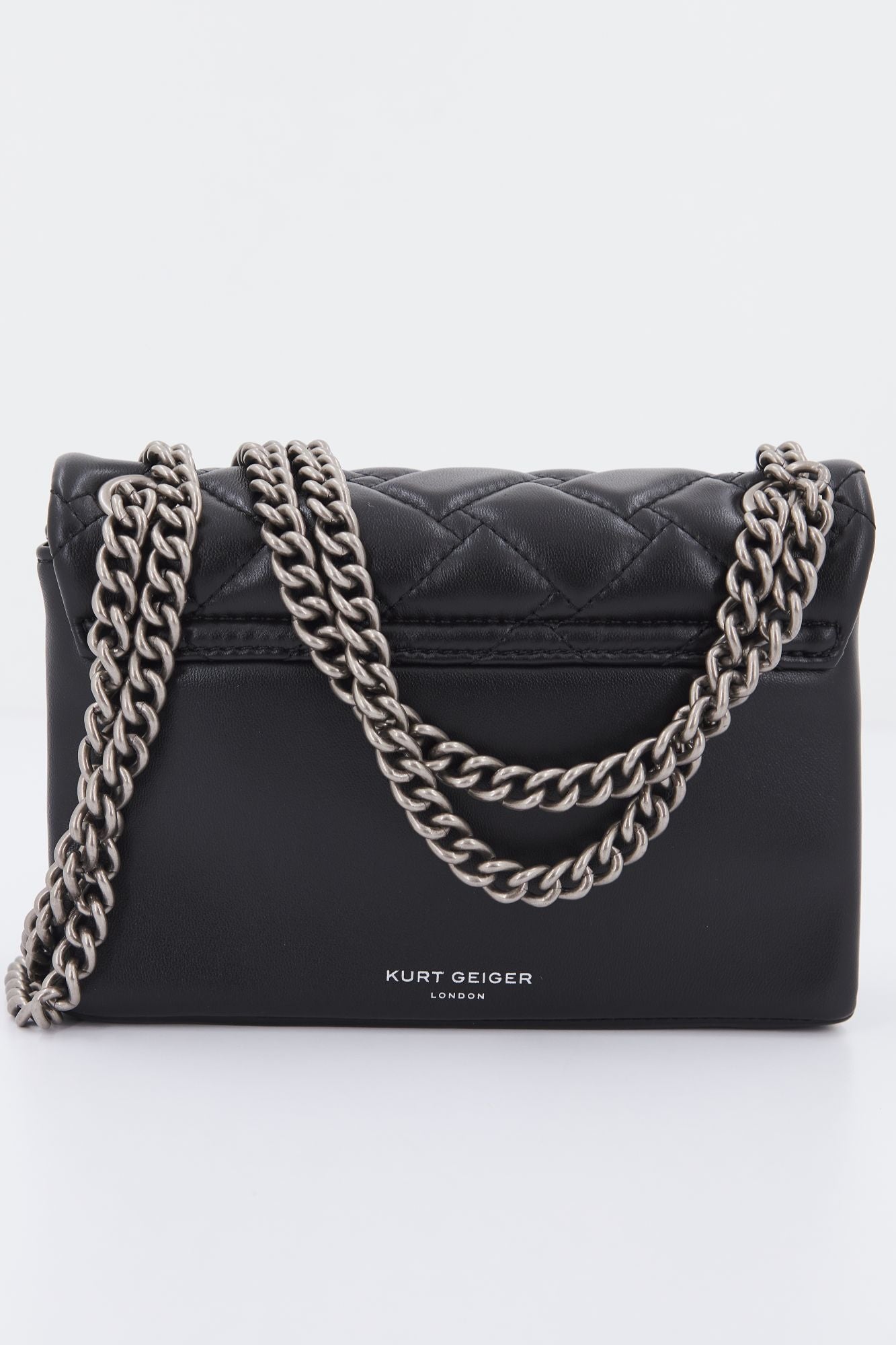 KURT GEIGER LONDON LEATHER MINI KENSINGTON en color NEGRO (4)