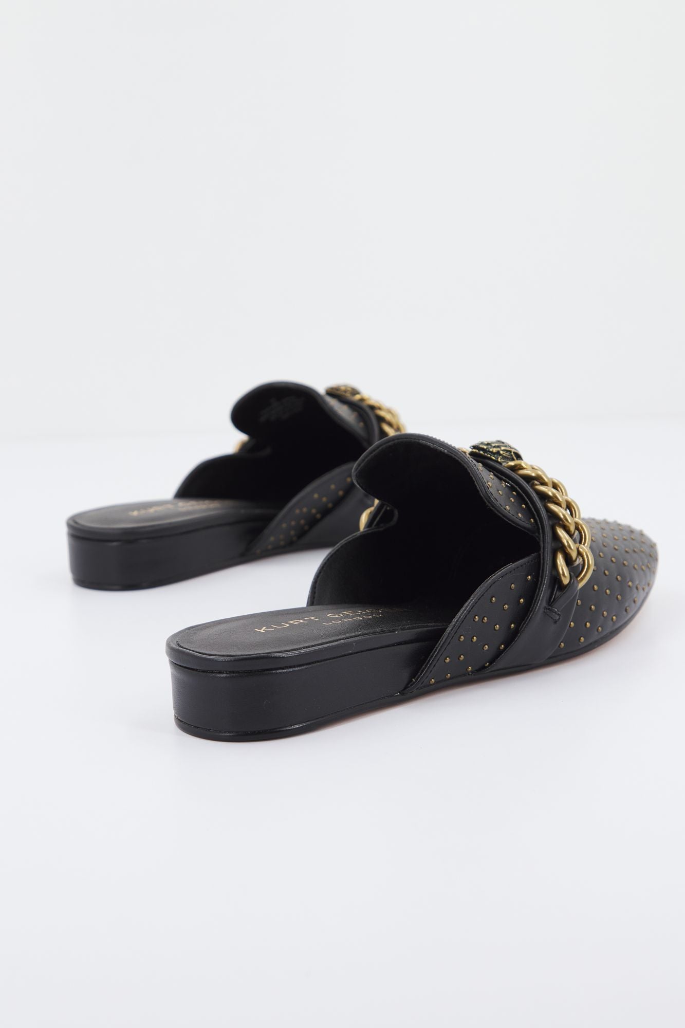KURT GEIGER LONDON CHELSEA MULE en color NEGRO (3)