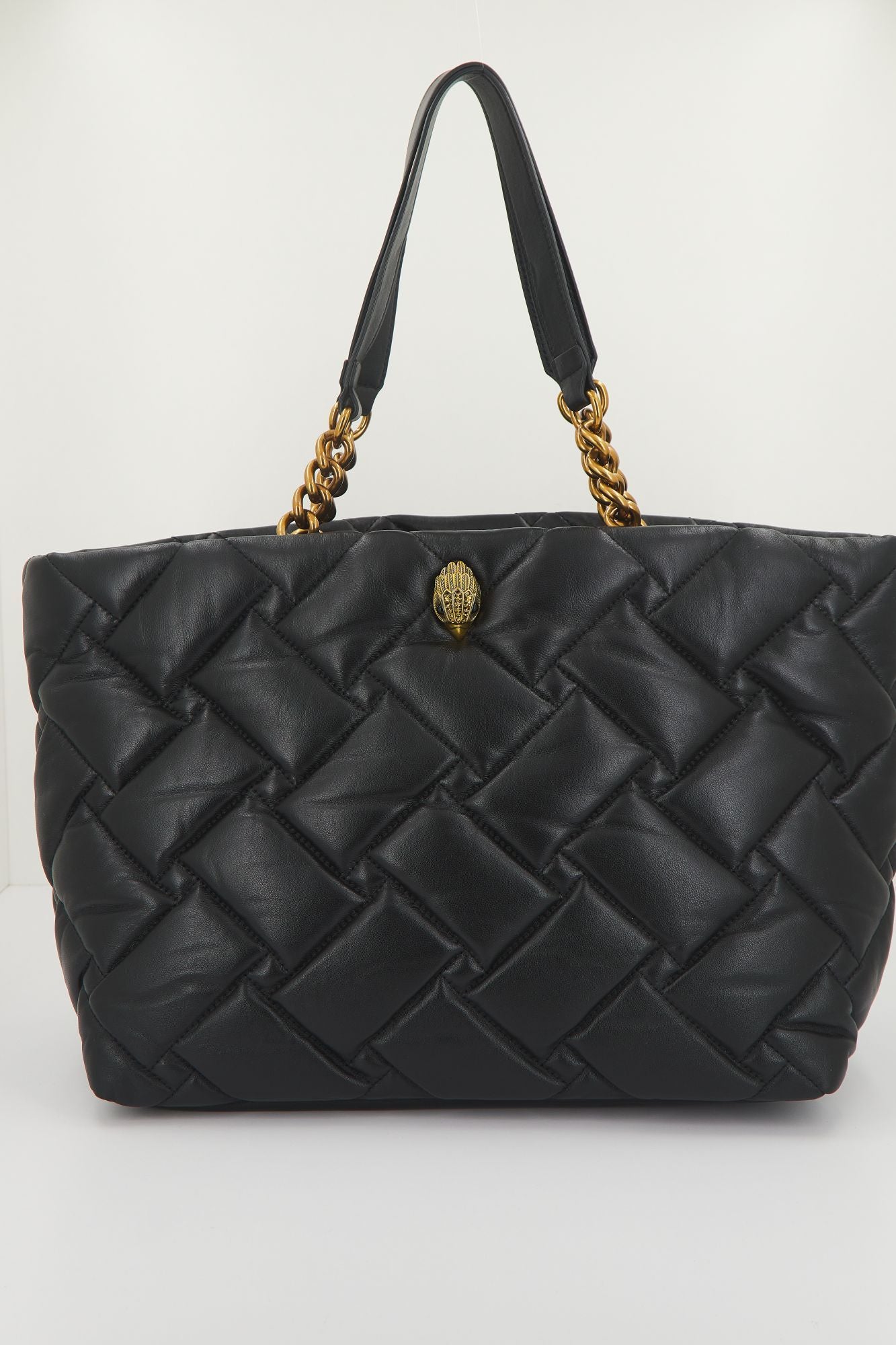 KURT GEIGER LONDON KENSINGTON SOFT SHOPPER en color NEGRO (1)