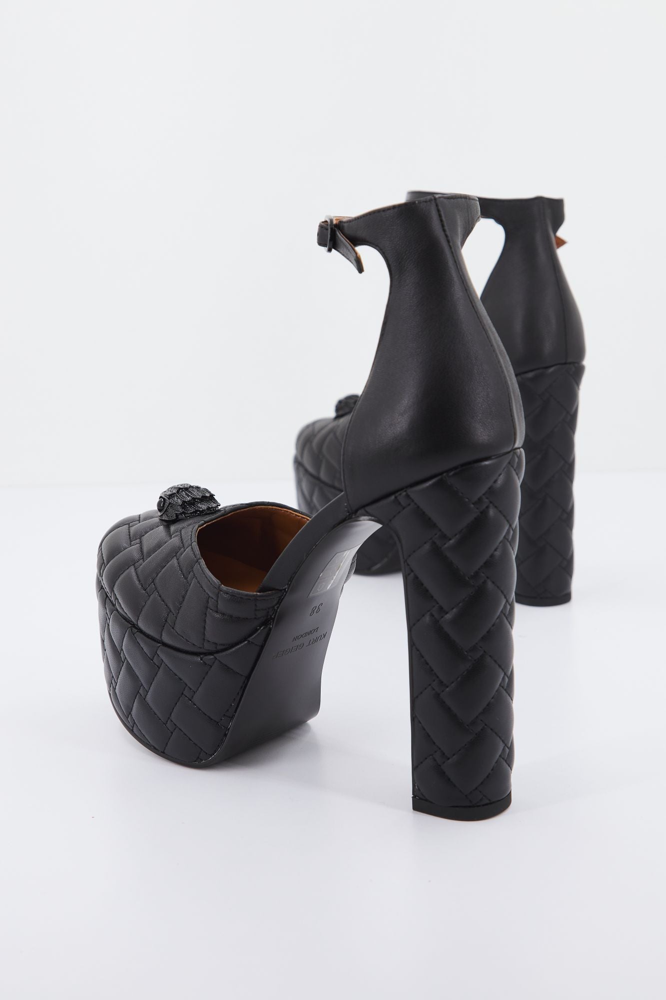 KURT GEIGER LONDON  KENSINGTON PLATFORM en color NEGRO (2)