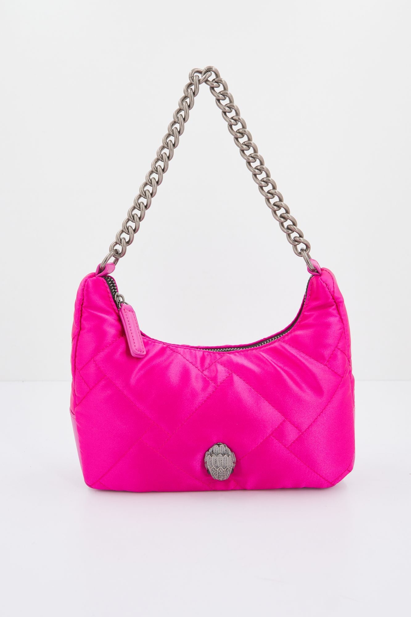 KURT GEIGER LONDON RECYCLED MULTI CROSS BODY en color ROSA (1)