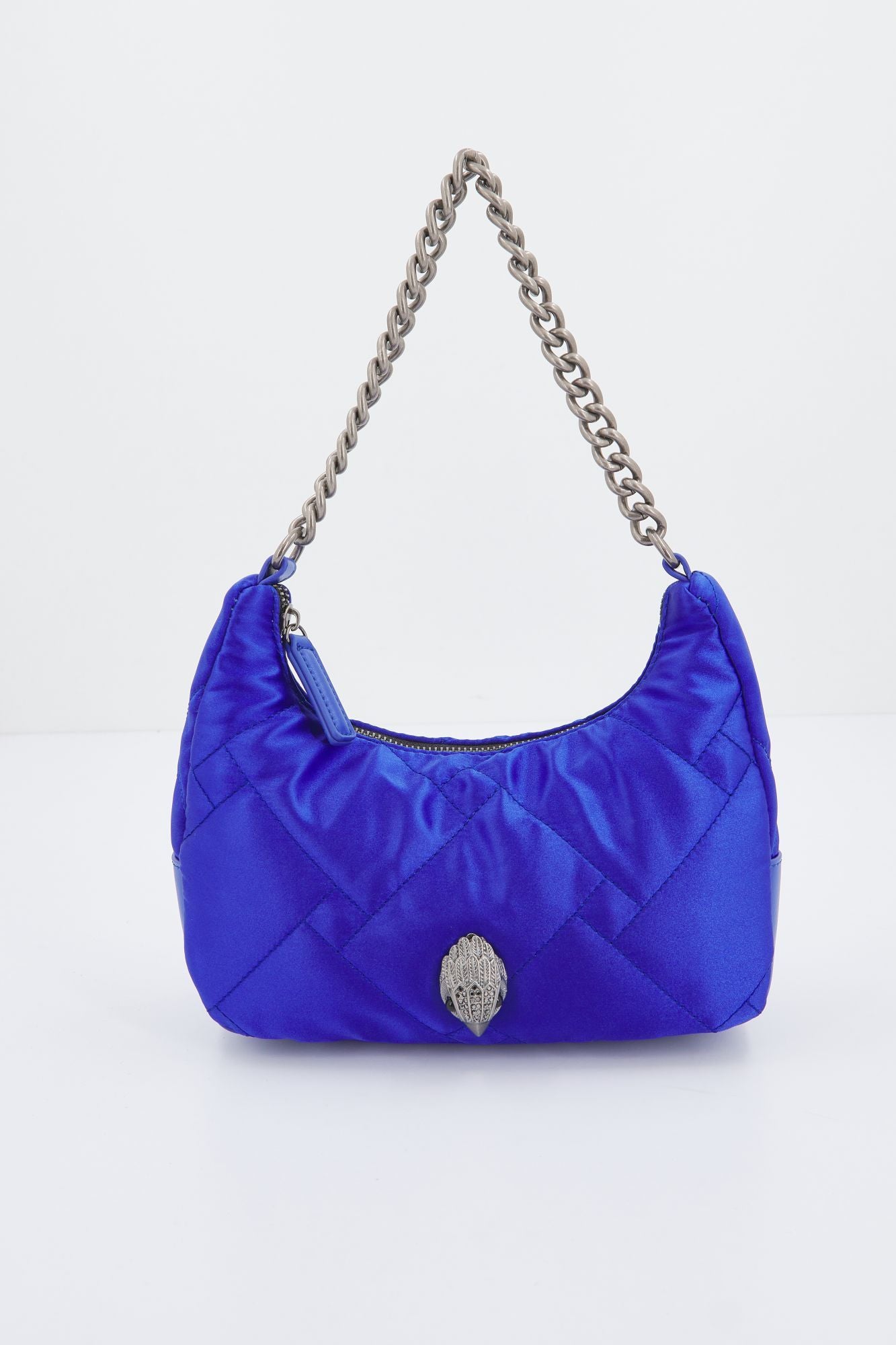 KURT GEIGER LONDON RECYCLED MULTI CROSS BODY en color AZUL (1)