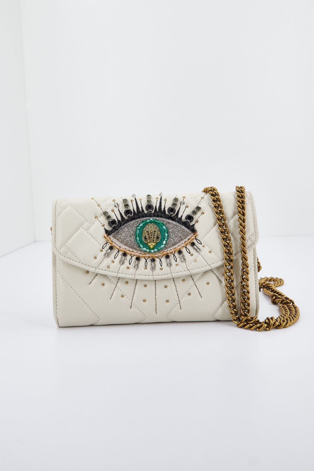 KURT GEIGER LONDON KENSINGTON CH WALLET EY en color BEIS (1)