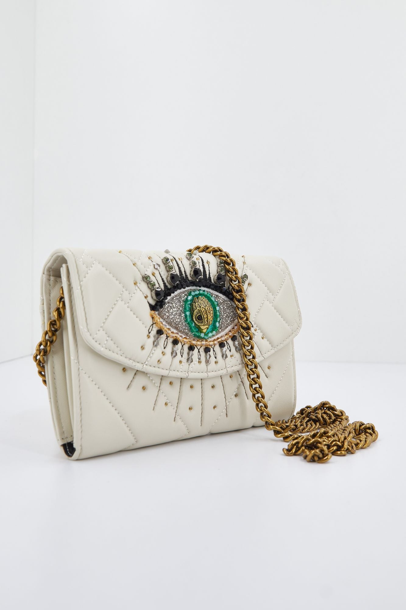 KURT GEIGER LONDON KENSINGTON CH WALLET EY en color BEIS (2)