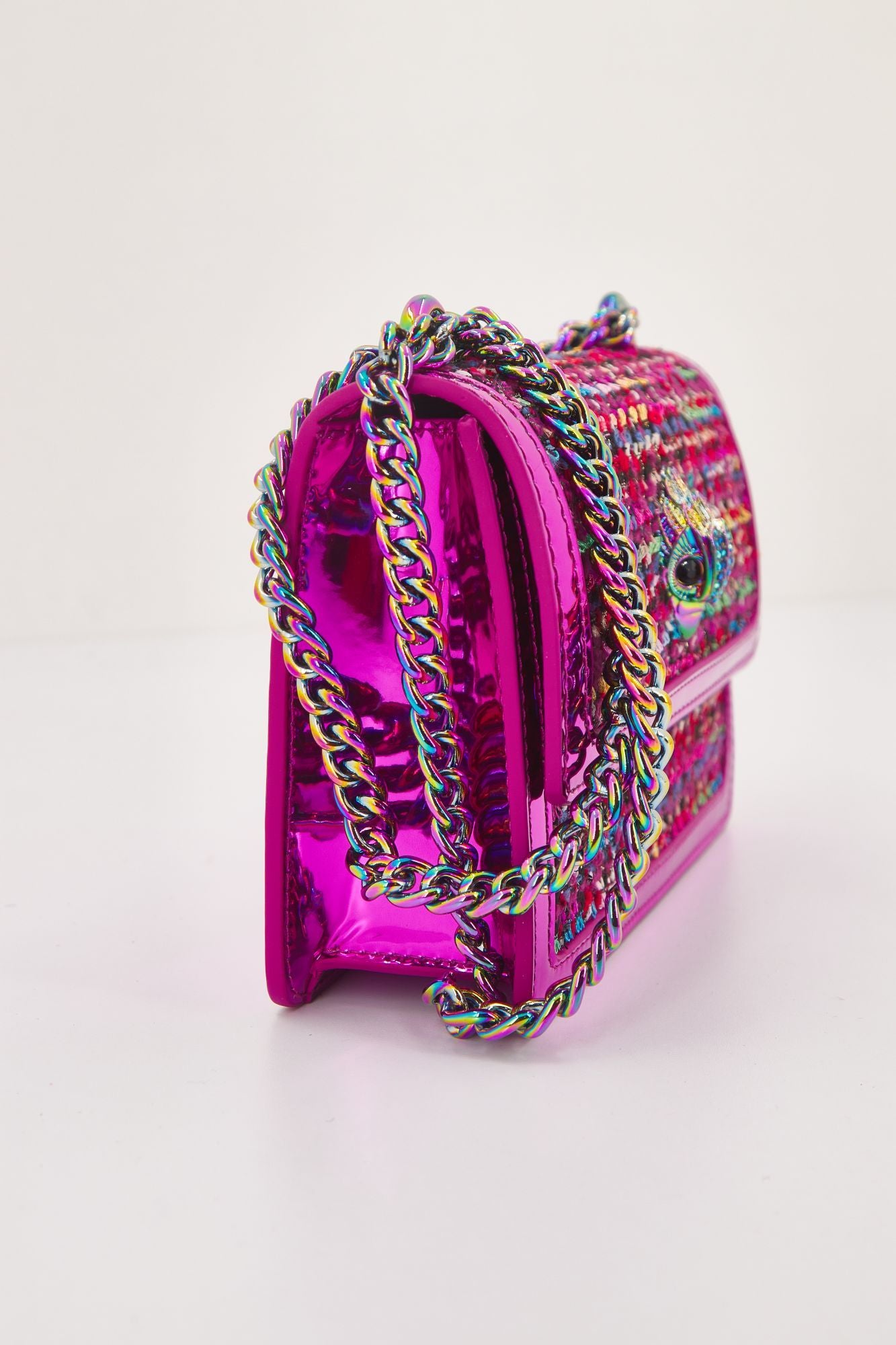 KURT GEIGER LONDON 9540552609K SHOREDITCH SM CROSS BOD en color ROSA (2)