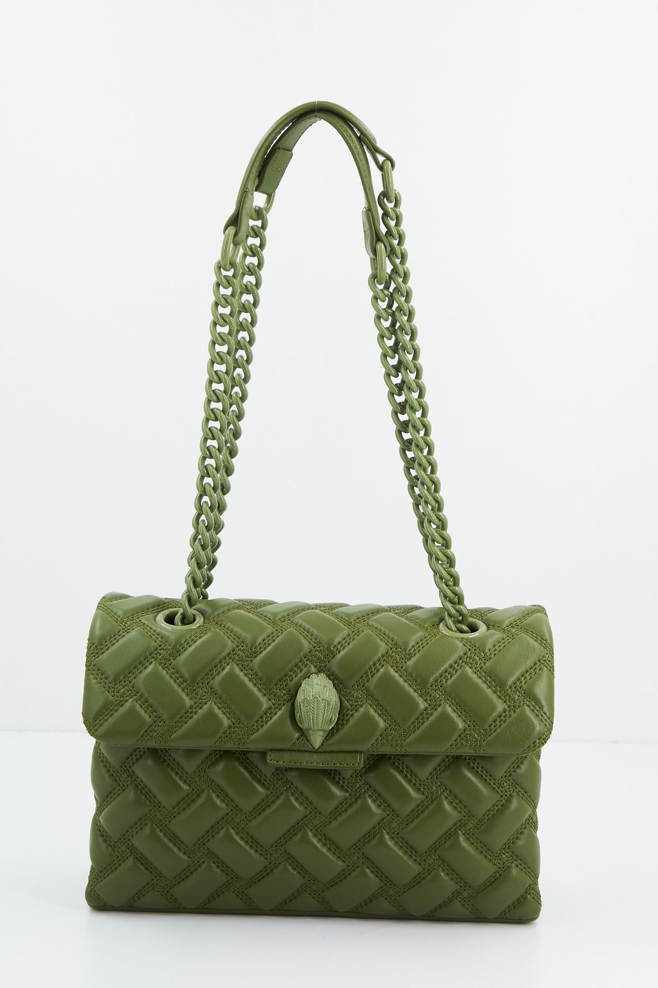 KURT GEIGER LONDON KENSINGTON BAG DREN en color VERDE (1)