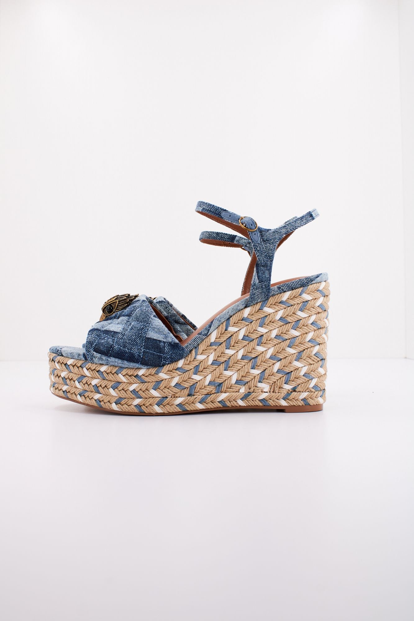 KURT GEIGER LONDON KENSINGTON 105 ESPADRIL en color AZUL (1)