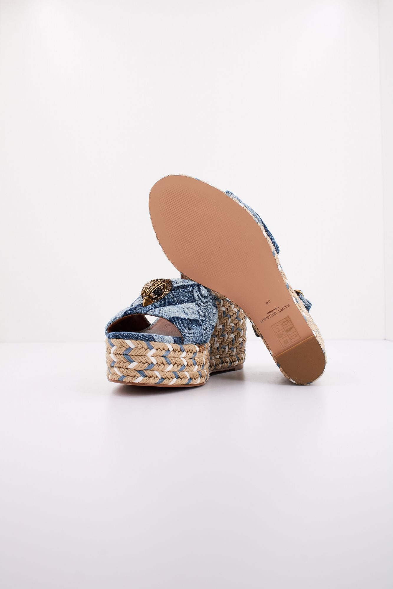 KURT GEIGER LONDON KENSINGTON 105 ESPADRIL en color AZUL (4)