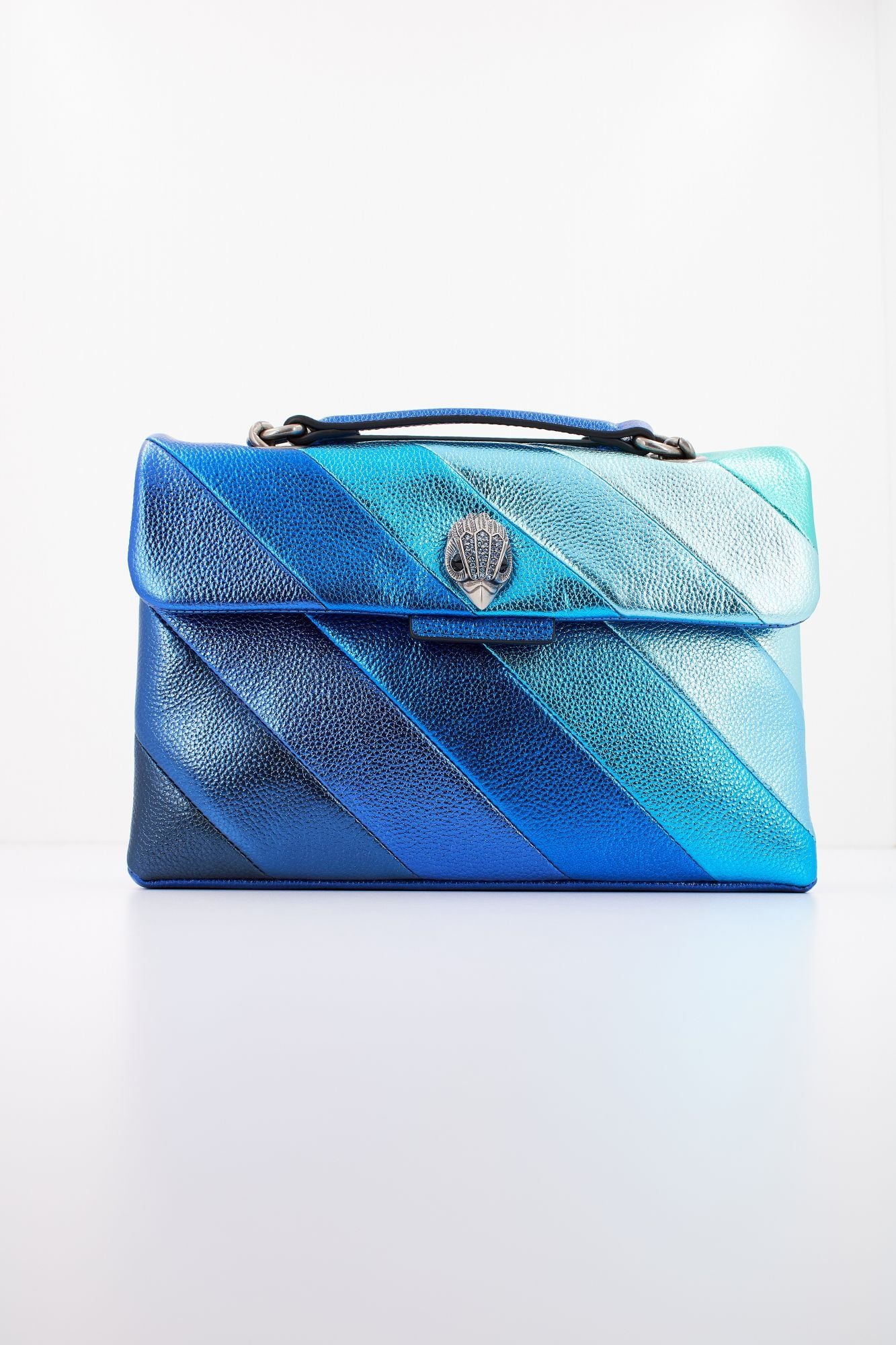 KURT GEIGER LONDON KENSINGTON LEATHER en color AZUL (1)
