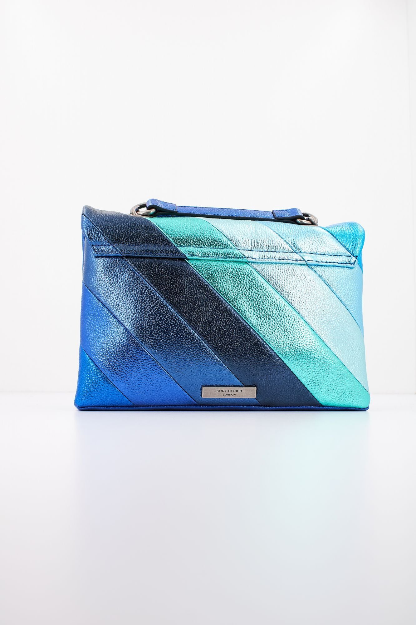 KURT GEIGER LONDON KENSINGTON LEATHER en color AZUL (3)