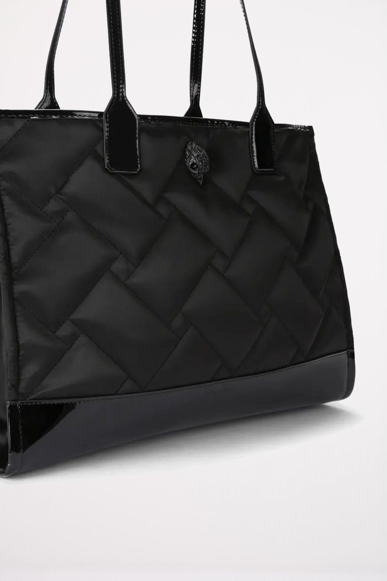 KURT GEIGER LONDON RECYCLED SQ SHOPPER DR en color NEGRO (2)