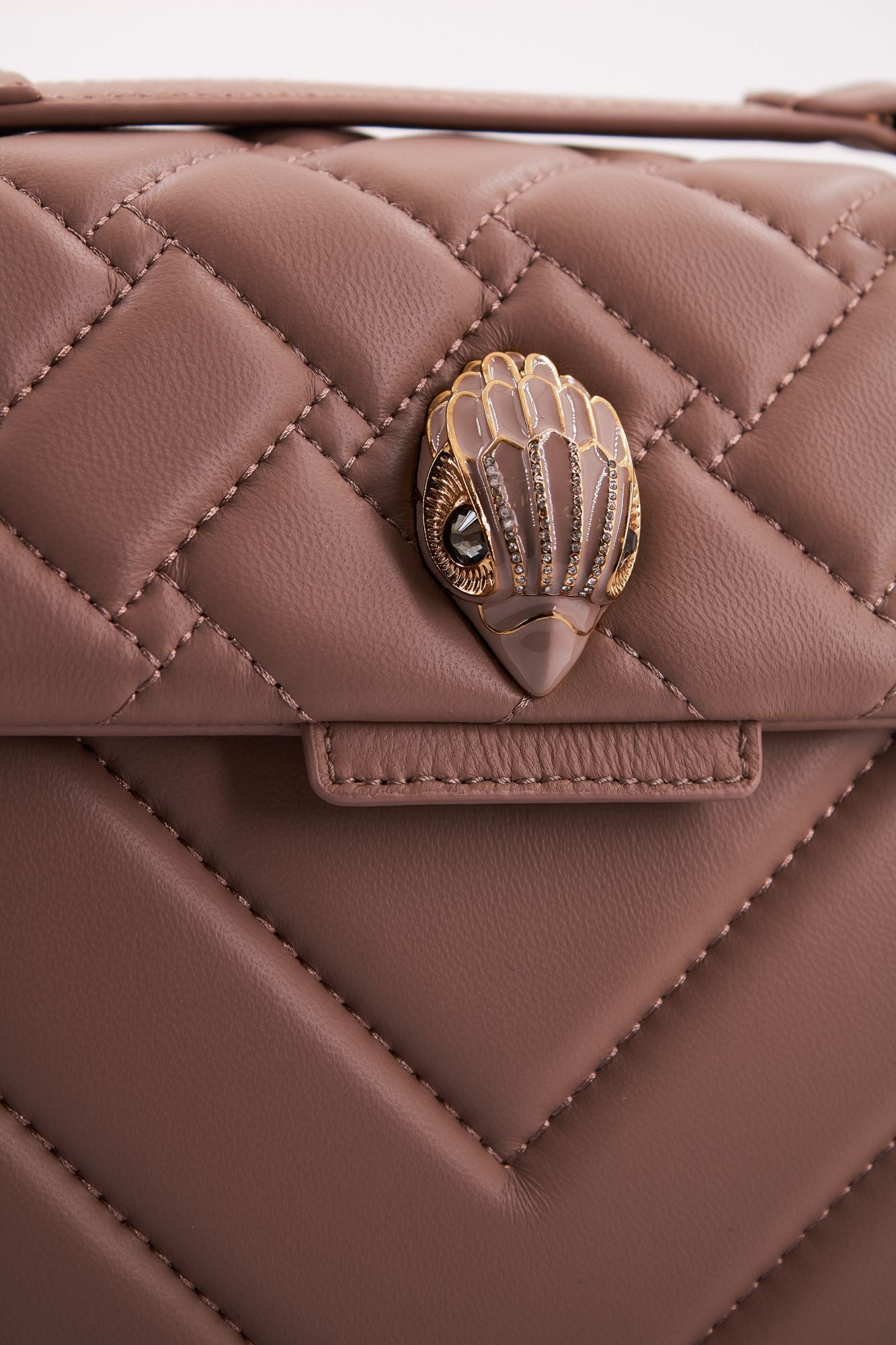 KURT GEIGER LONDON KENSINGTON BAG E en color MARRON (4)