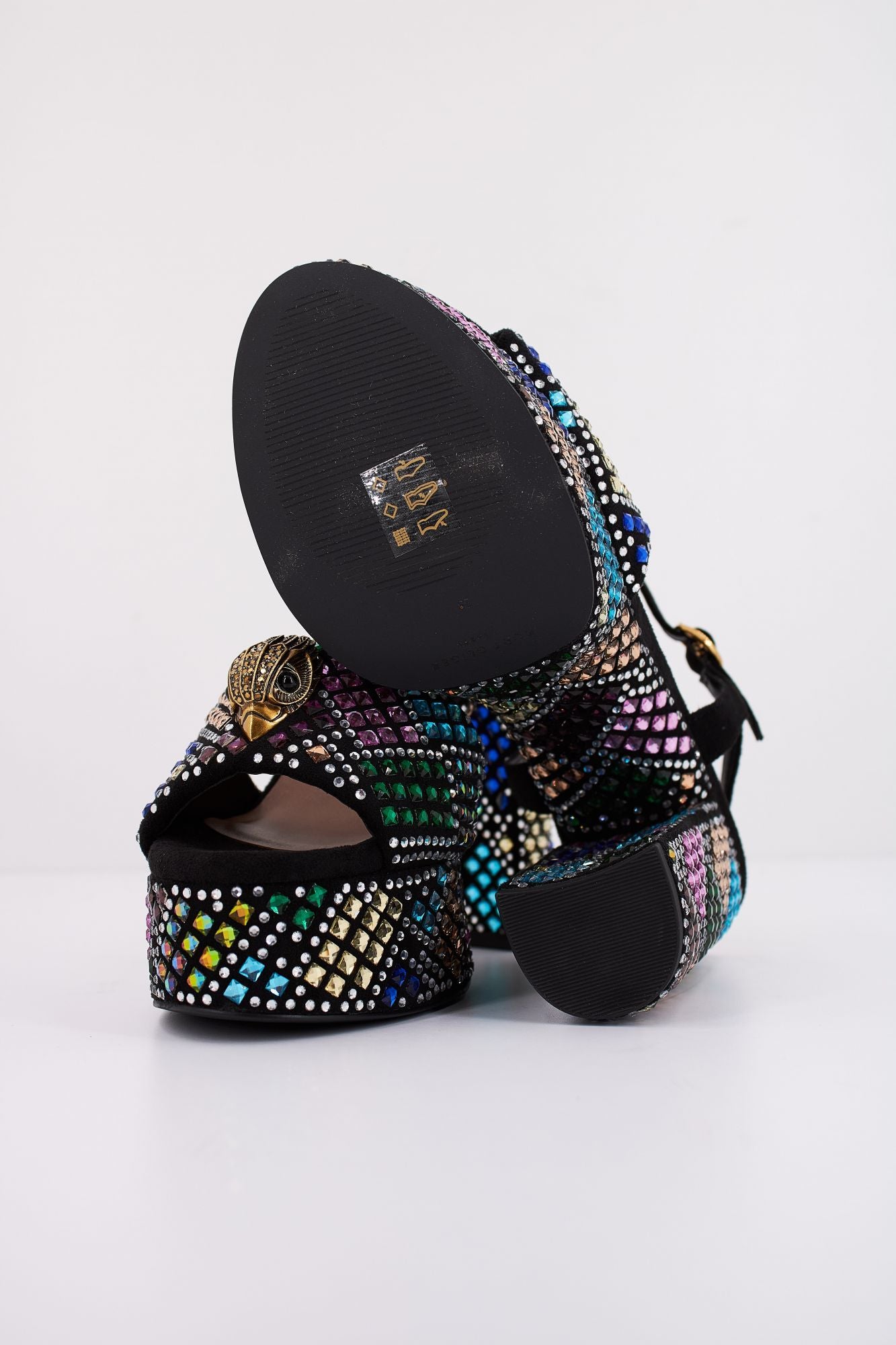 KURT GEIGER LONDON  KENSINGTON PLATFORM SDL en color NEGRO (5)