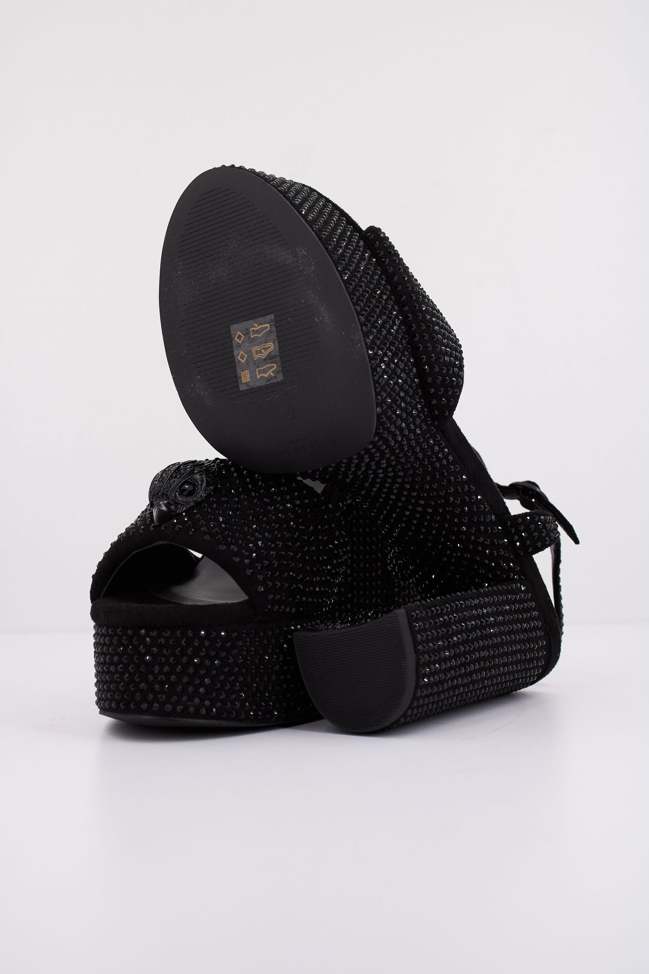 KURT GEIGER LONDON KENSINGTON PLATFORM SDL en color NEGRO (5)