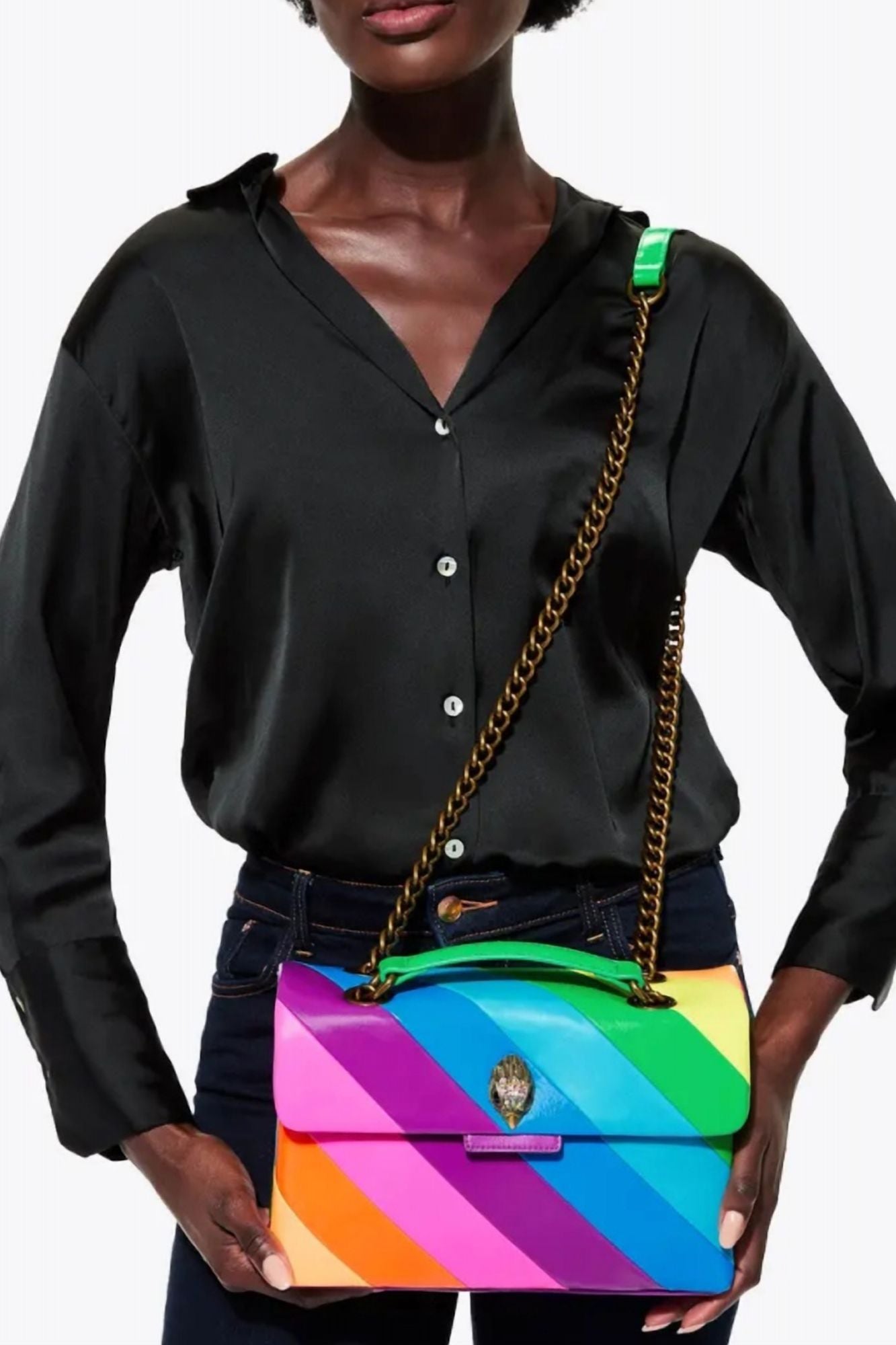 KURT GEIGER LONDON  LEATHER KENSINGTON L en color MULTICOLOR (5)