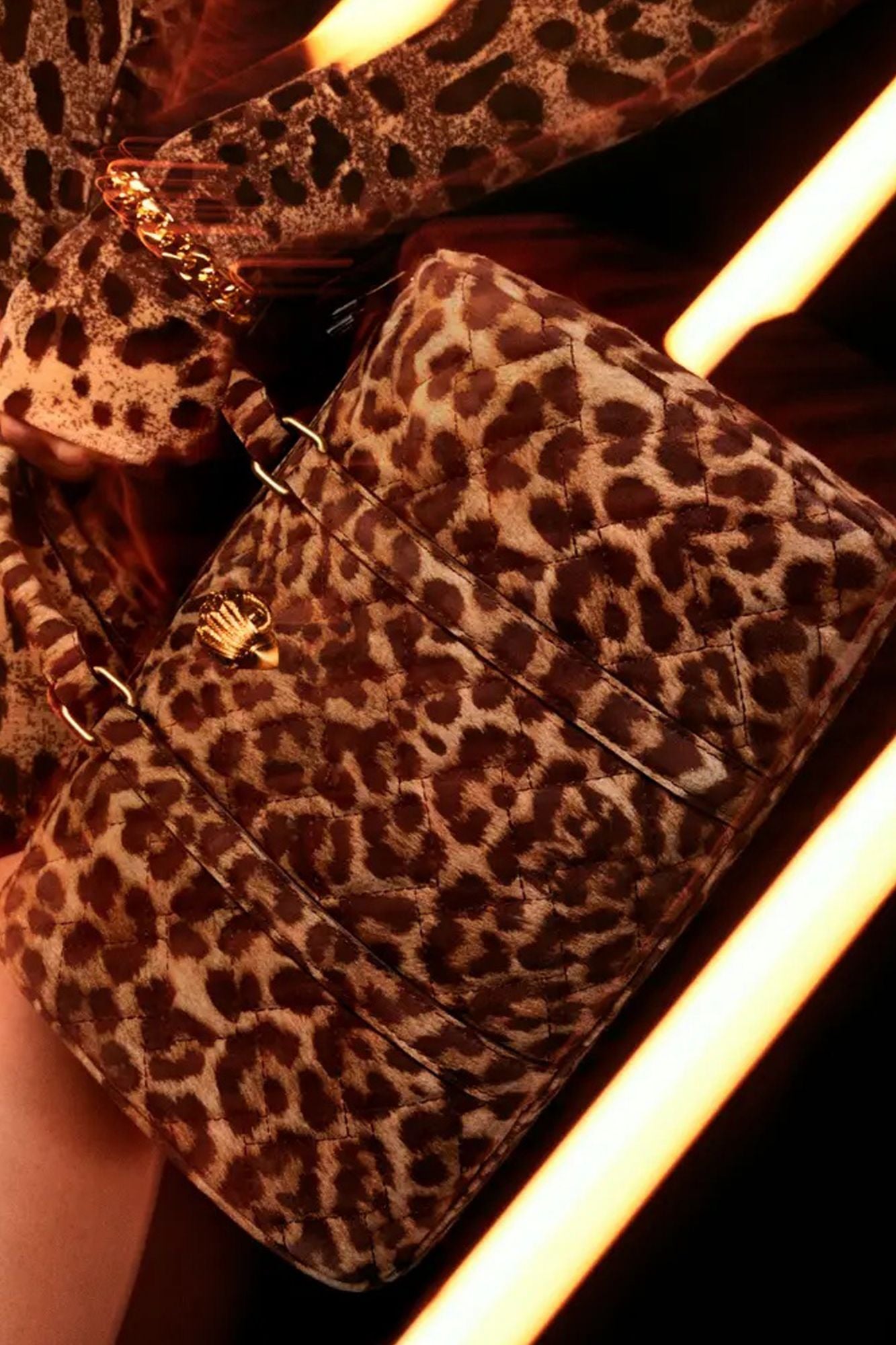 KURT GEIGER LONDON BOLSO KENSINGTON BOSTON en color ANIMAL PRINT (4)