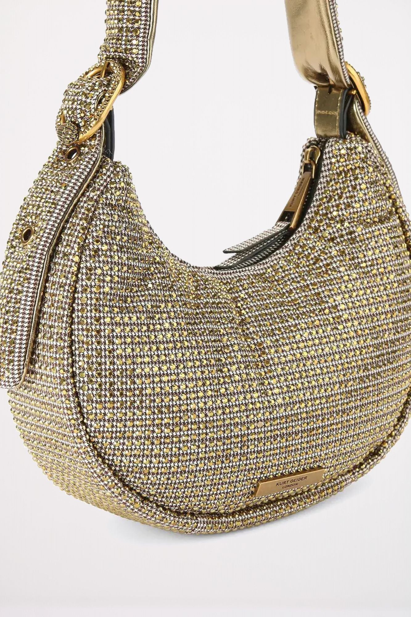 KURT GEIGER LONDON KENSINGTON PUFF SM HOBO en color BEIS (3)