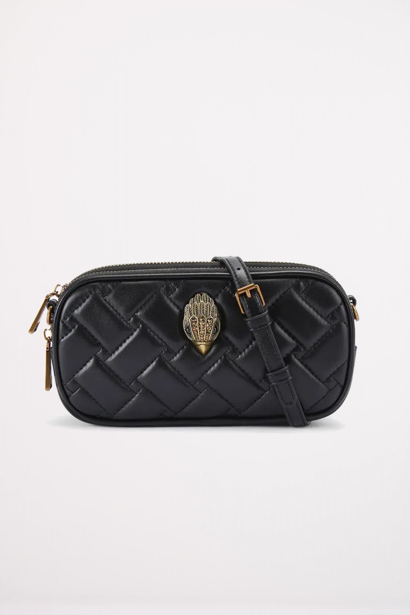 KURT GEIGER LONDON 3ZIP KENSINGTON C en color NEGRO (1)