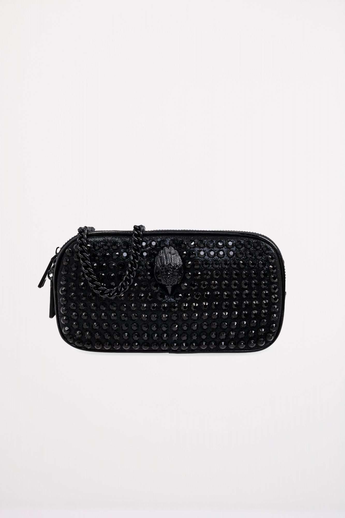 KURT GEIGER LONDON 3ZIP KENSINGTON CAMERA en color NEGRO (1)