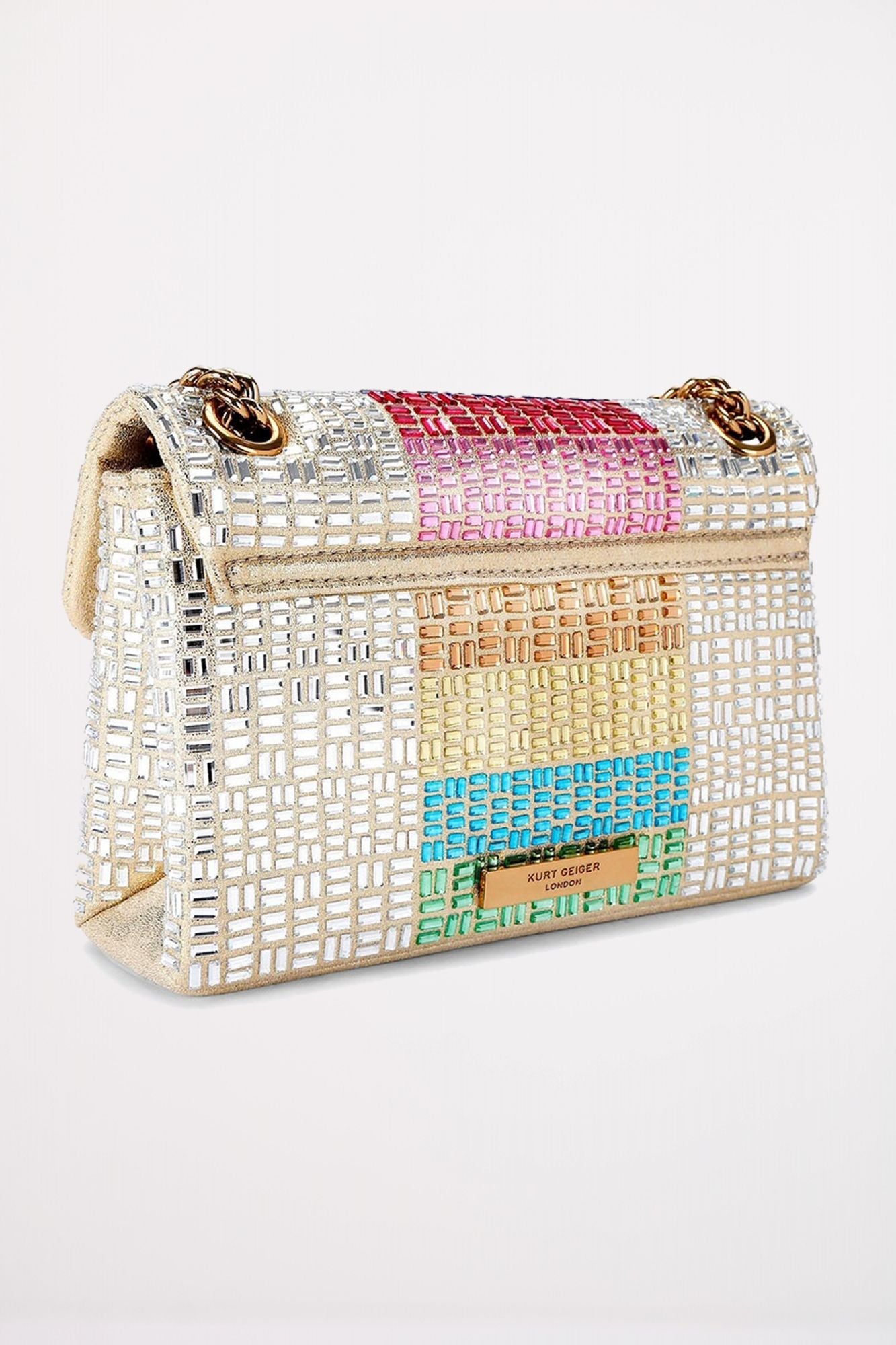 KURT GEIGER LONDON   MINI KENSINGTON CRYSTALS en color MULTICOLOR (3)