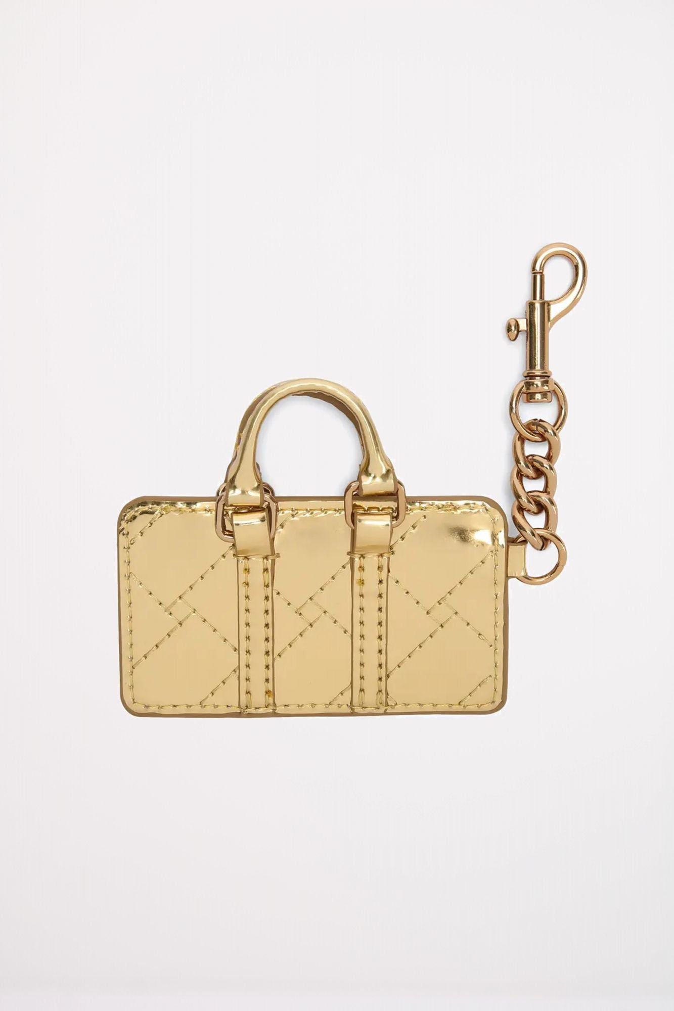 KURT GEIGER LONDON BOSTON KEYRING en color ORO (2)