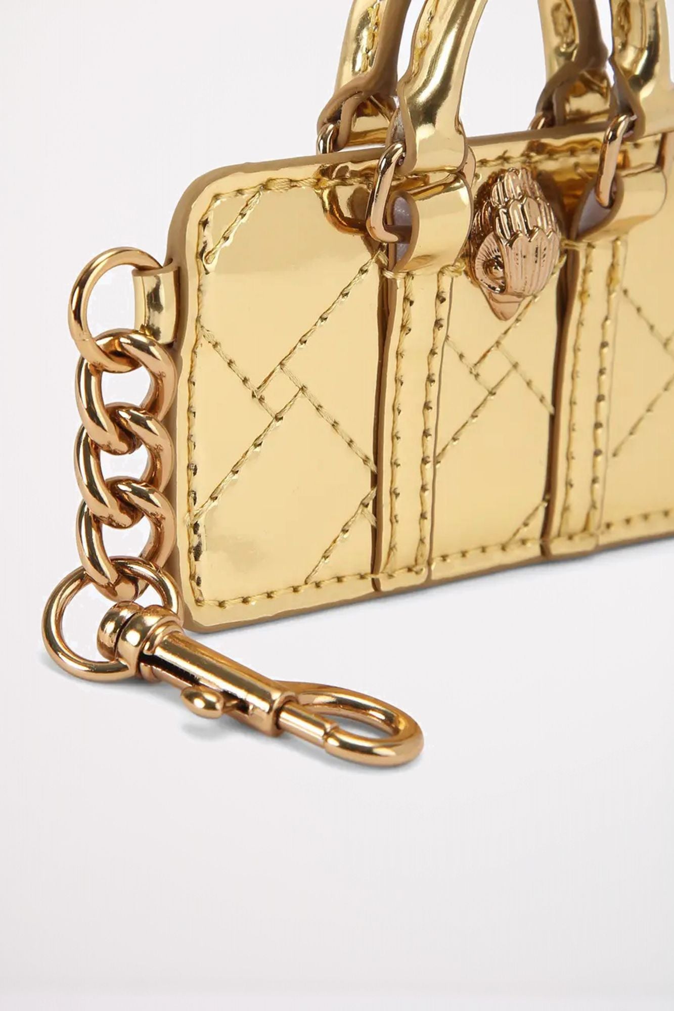 KURT GEIGER LONDON BOSTON KEYRING en color ORO (3)