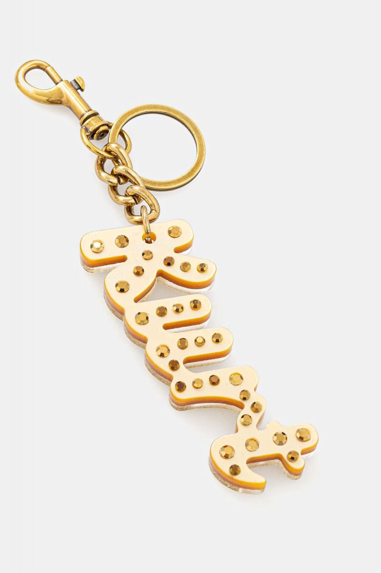 KURT GEIGER LONDON KURT KEYRING en color ORO (1)