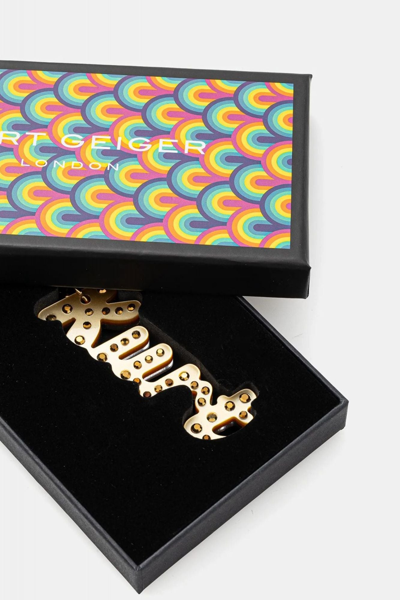 KURT GEIGER LONDON KURT KEYRING en color ORO (3)