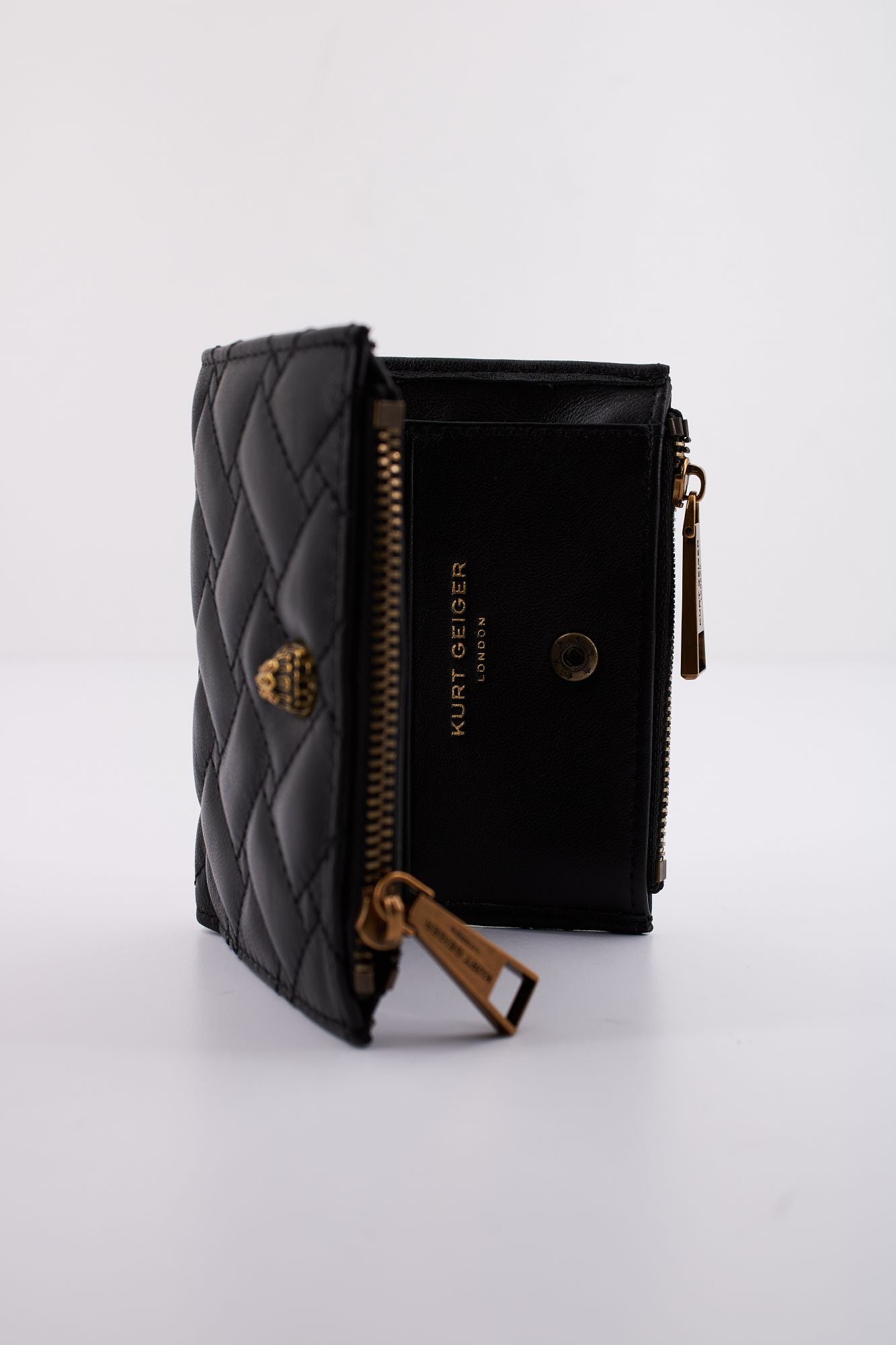 KURT GEIGER LONDON MONEDERO MINI PURSE en color NEGRO (4)