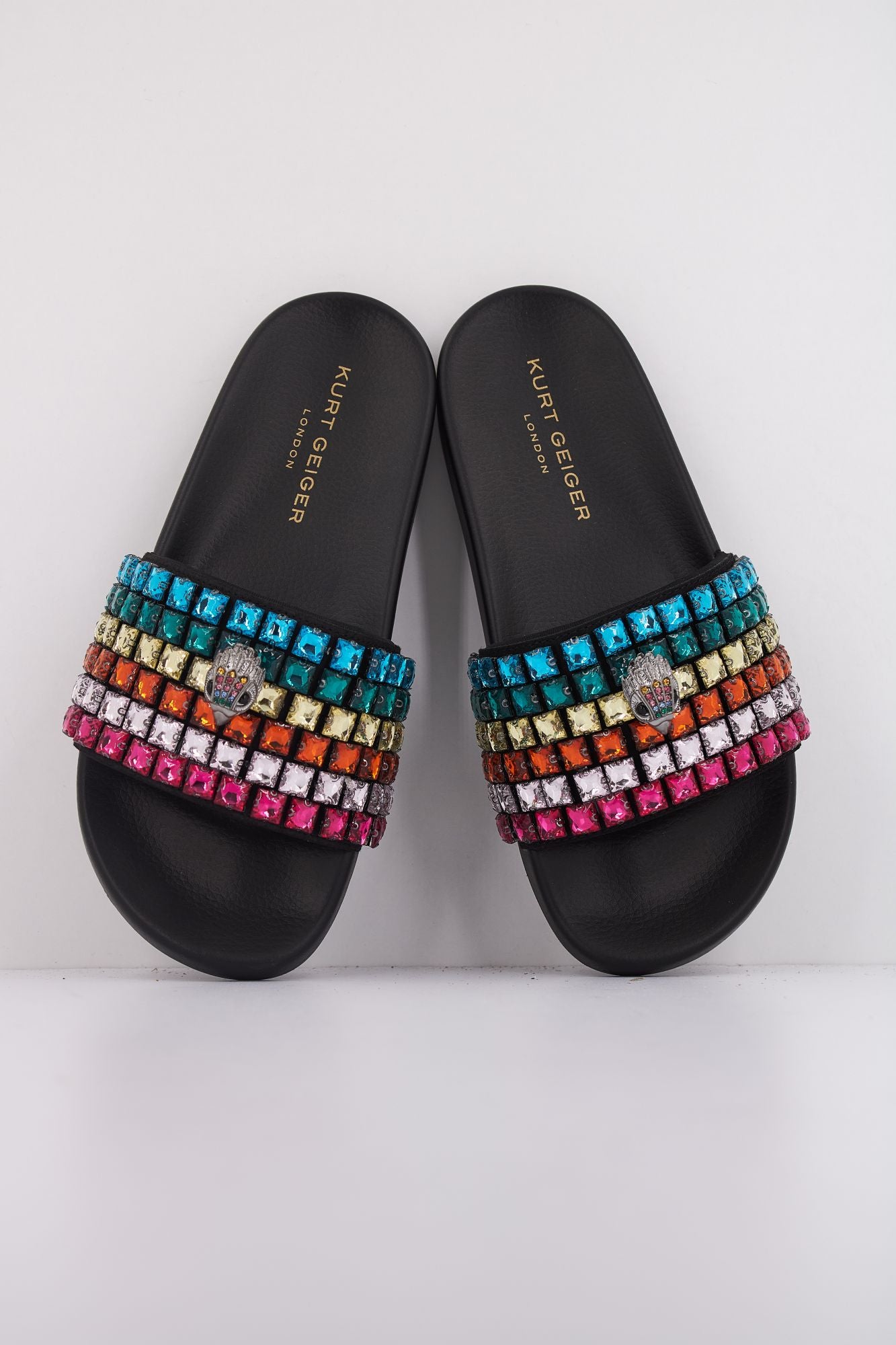 KURT GEIGER LONDON MEENA EAGLE JEWEL en color NEGRO (3)