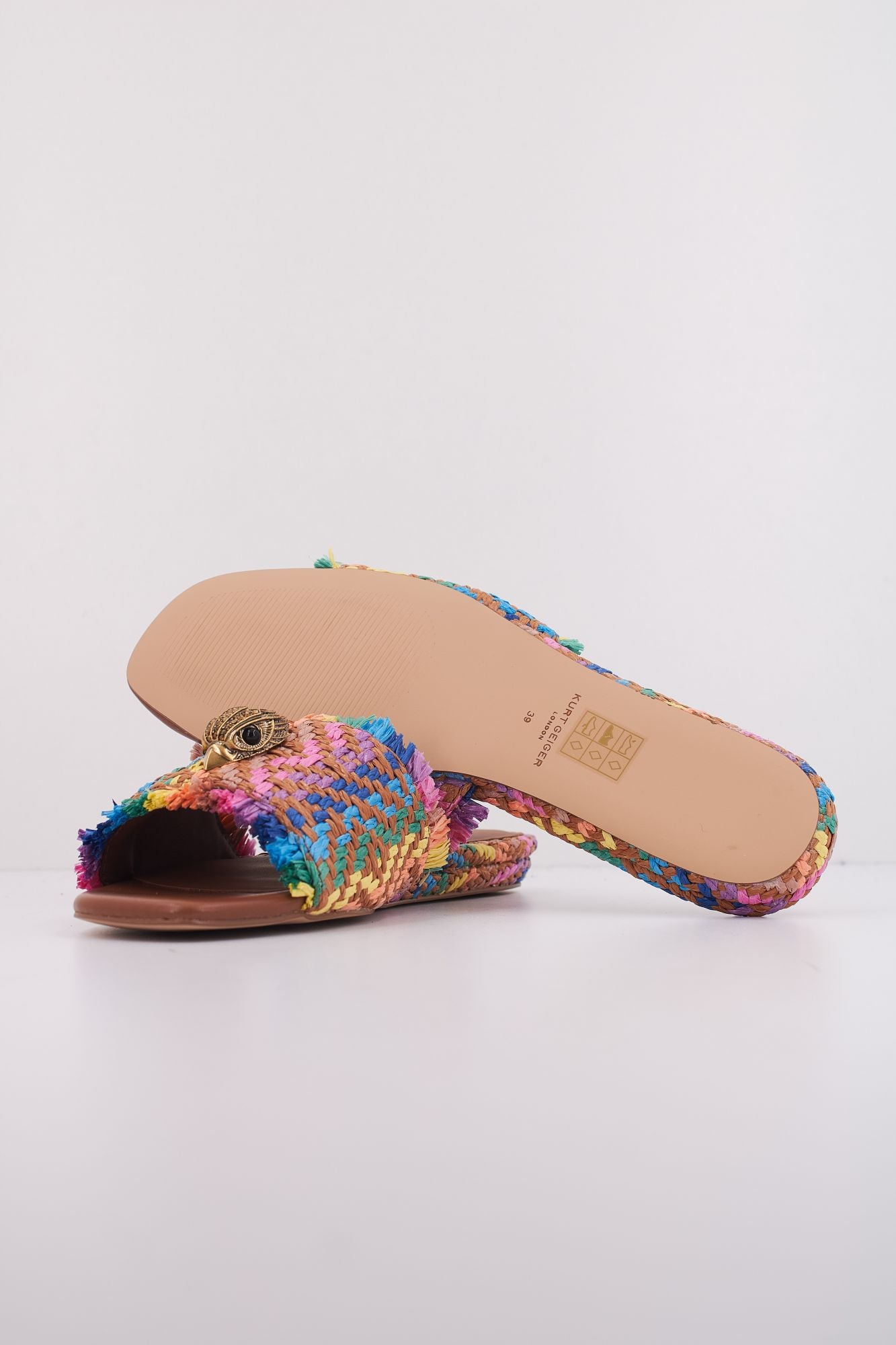 KURT GEIGER LONDON KENSIGTON FLAT SANDAL en color MULTICOLOR (5)