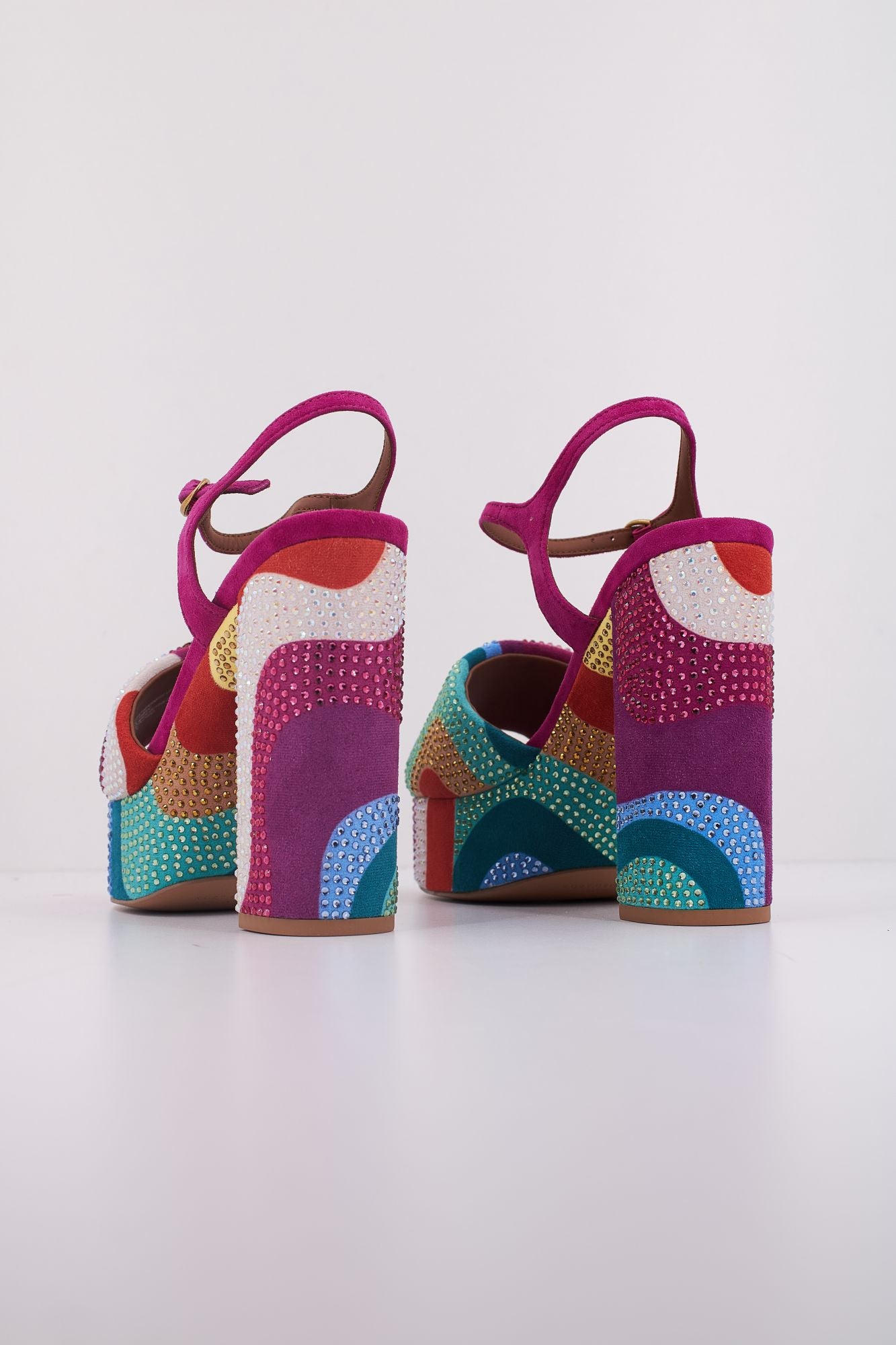 KURT GEIGER LONDON KENSINGTON PLATFORM SDL en color ROSA (4)