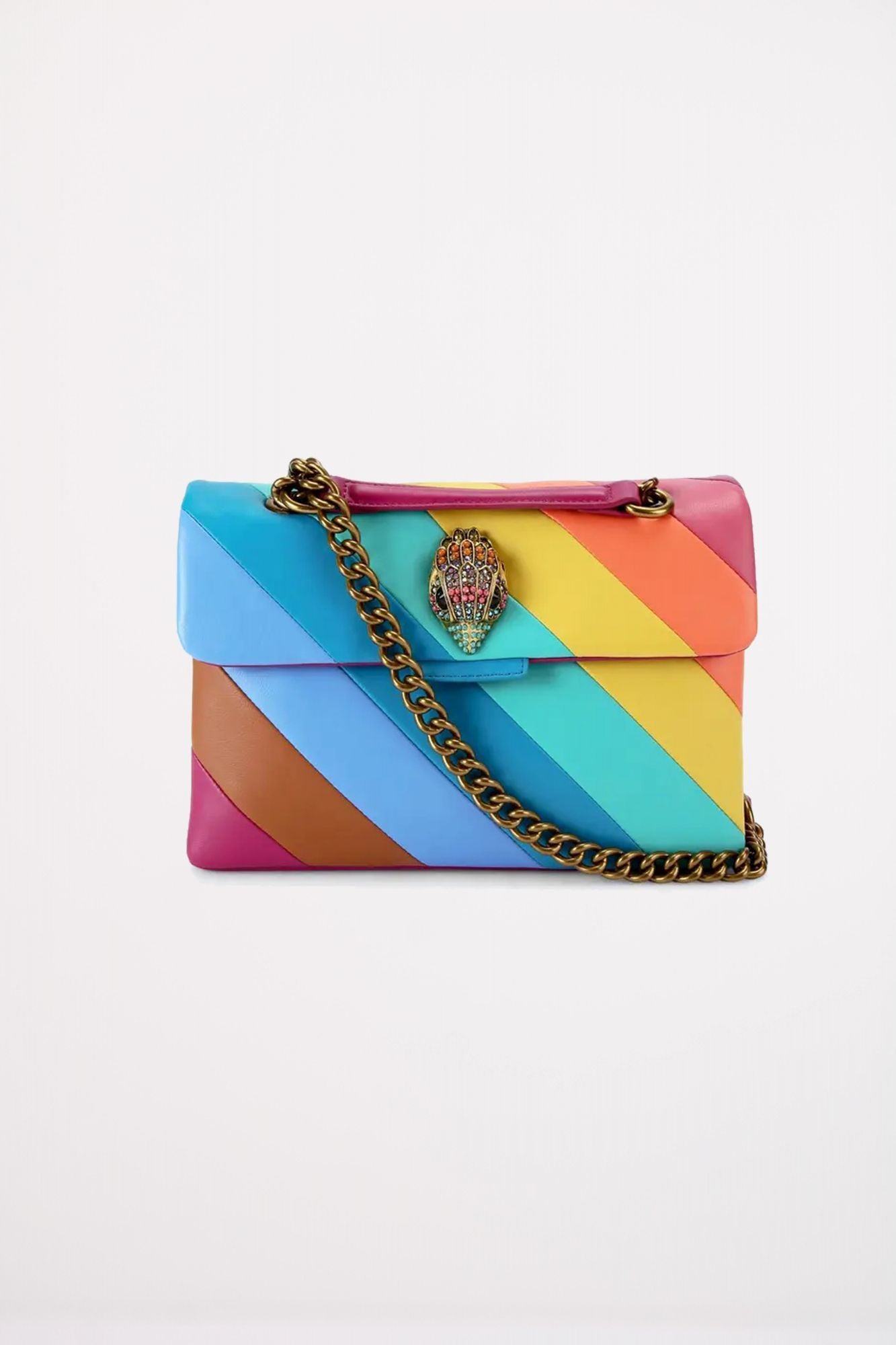 KURT GEIGER LONDON  LEATHER KENSINGTON BAG en color MULTICOLOR (1)