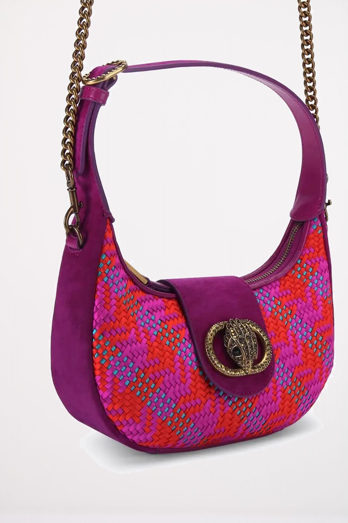 KURT GEIGER LONDON SM CHELSEA HOBO en color ROSA (2)