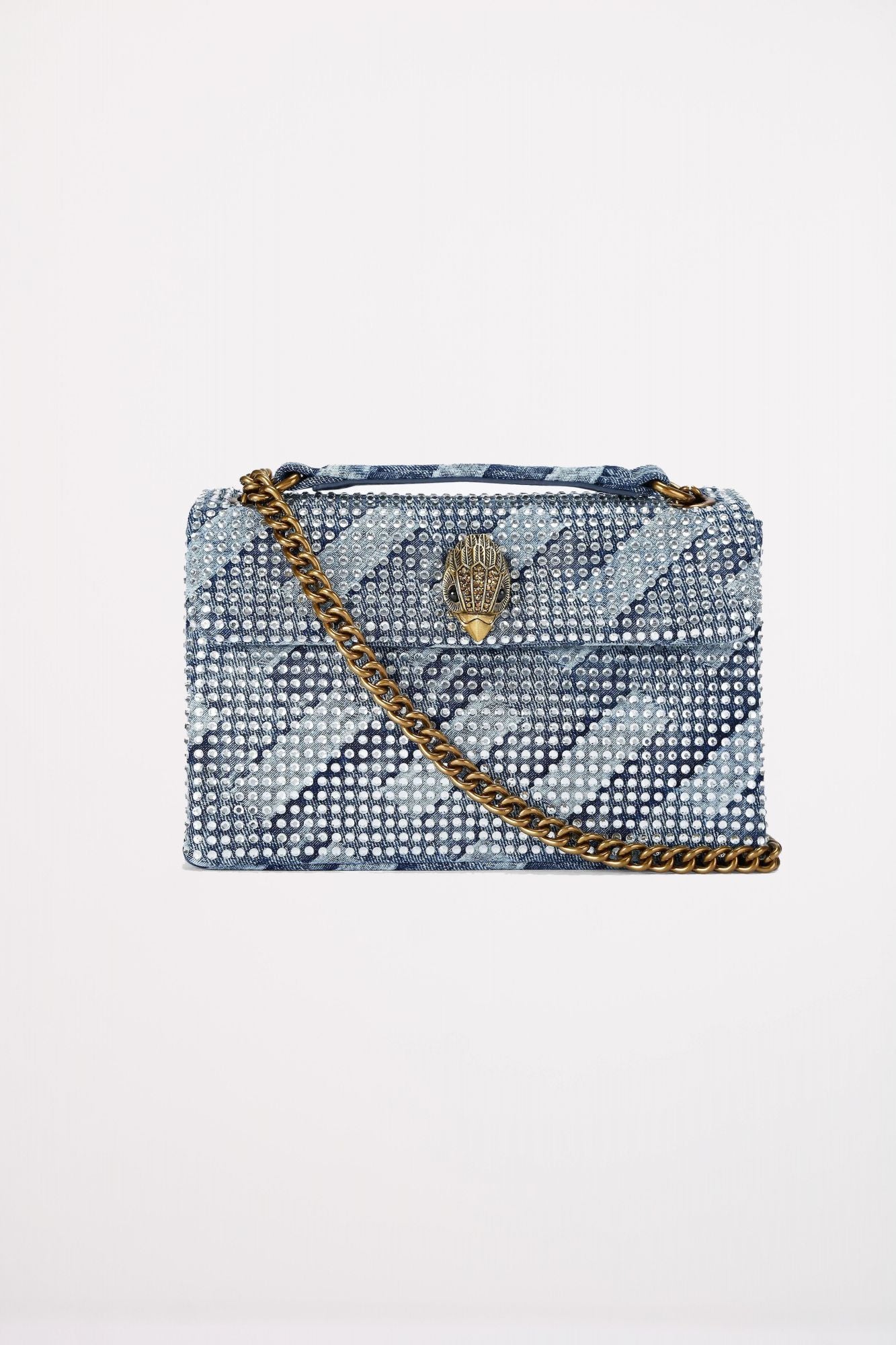 KURT GEIGER LONDON FABRIC MD KENSINGTON en color AZUL (1)