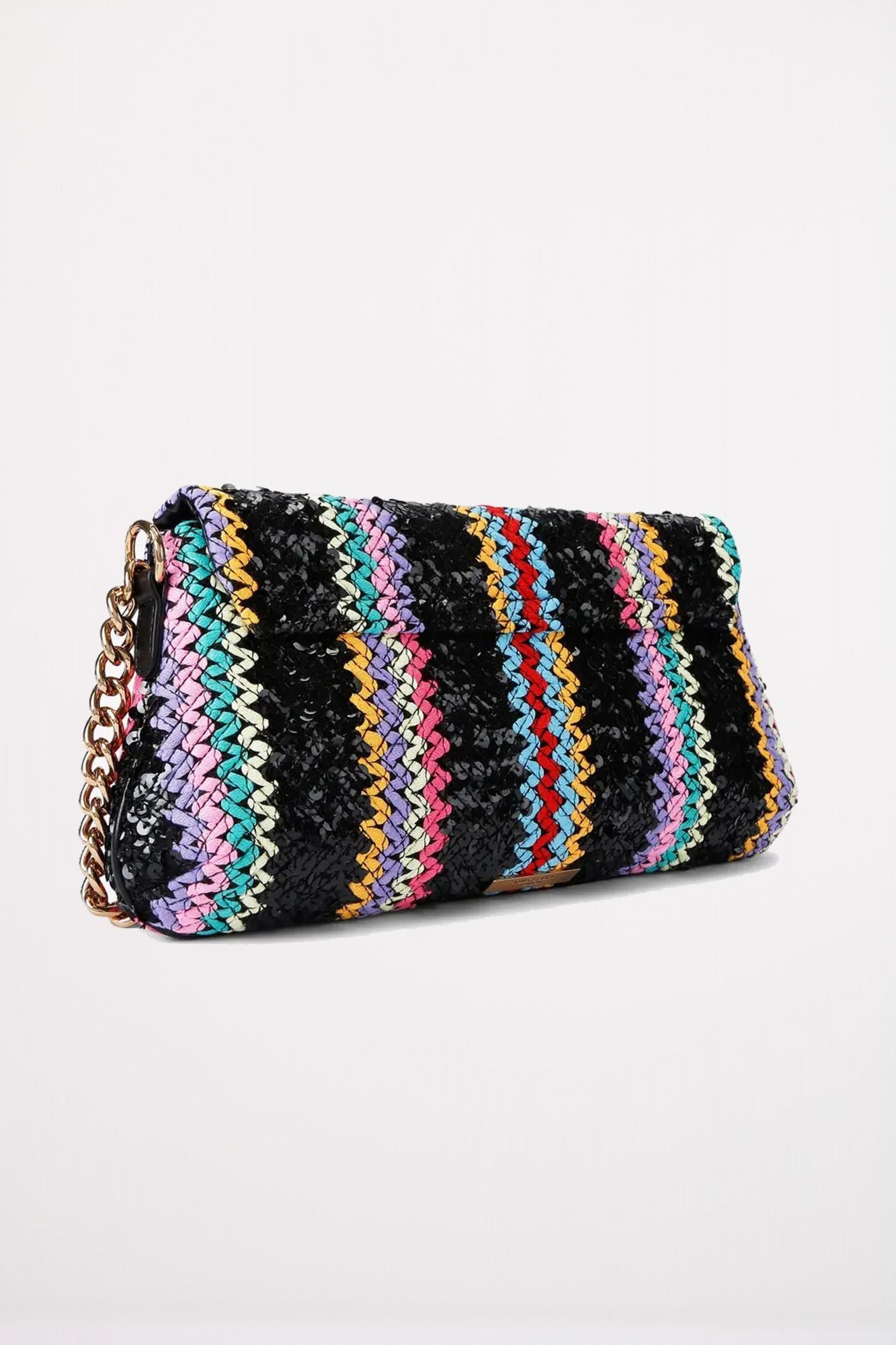 KURT GEIGER LONDON LONG KENSINGTON BAG en color NEGRO (3)