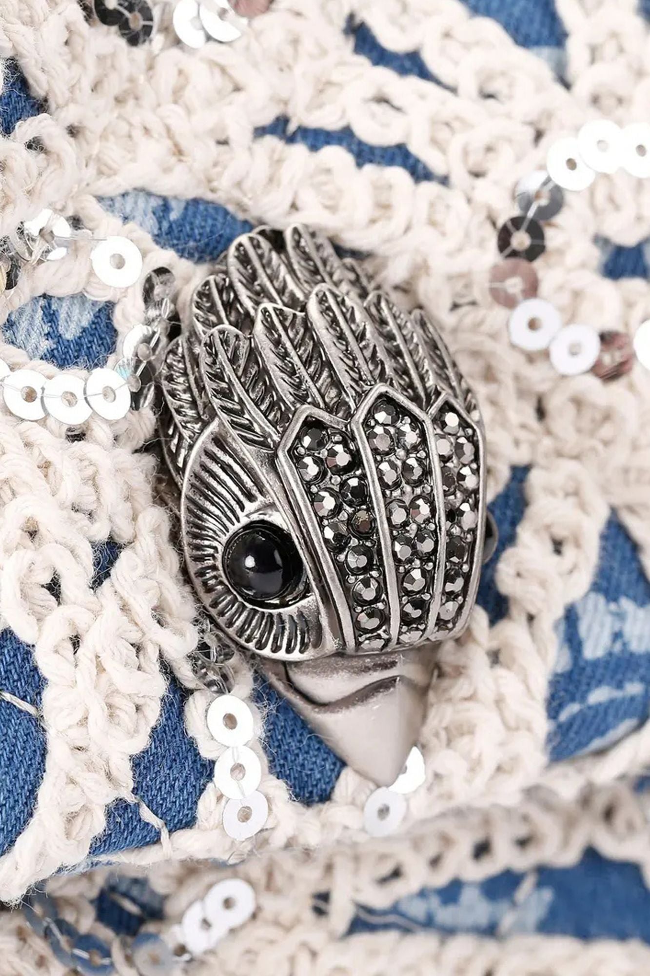 KURT GEIGER LONDON LARGE KENSINGTON SOFT en color BLANCO (3)