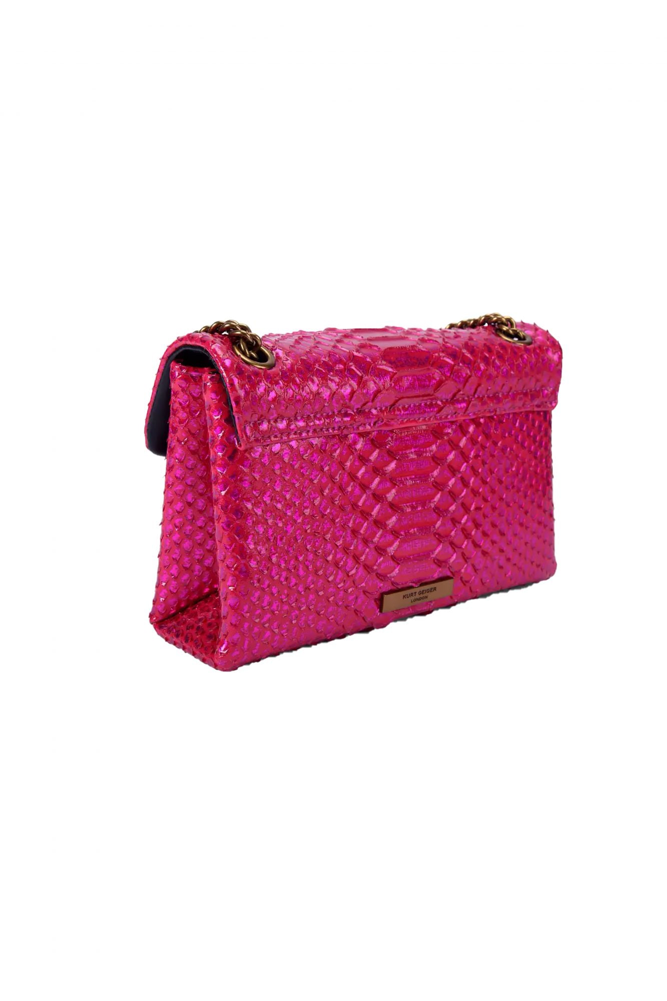 KURT GEIGER LONDON LEATHER MD KENSINGTON en color ROSA (2)