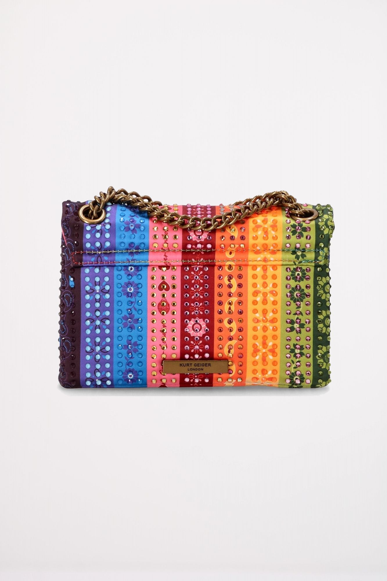 KURT GEIGER LONDON FABRIC MINI KENSINGTON en color MULTICOLOR (3)