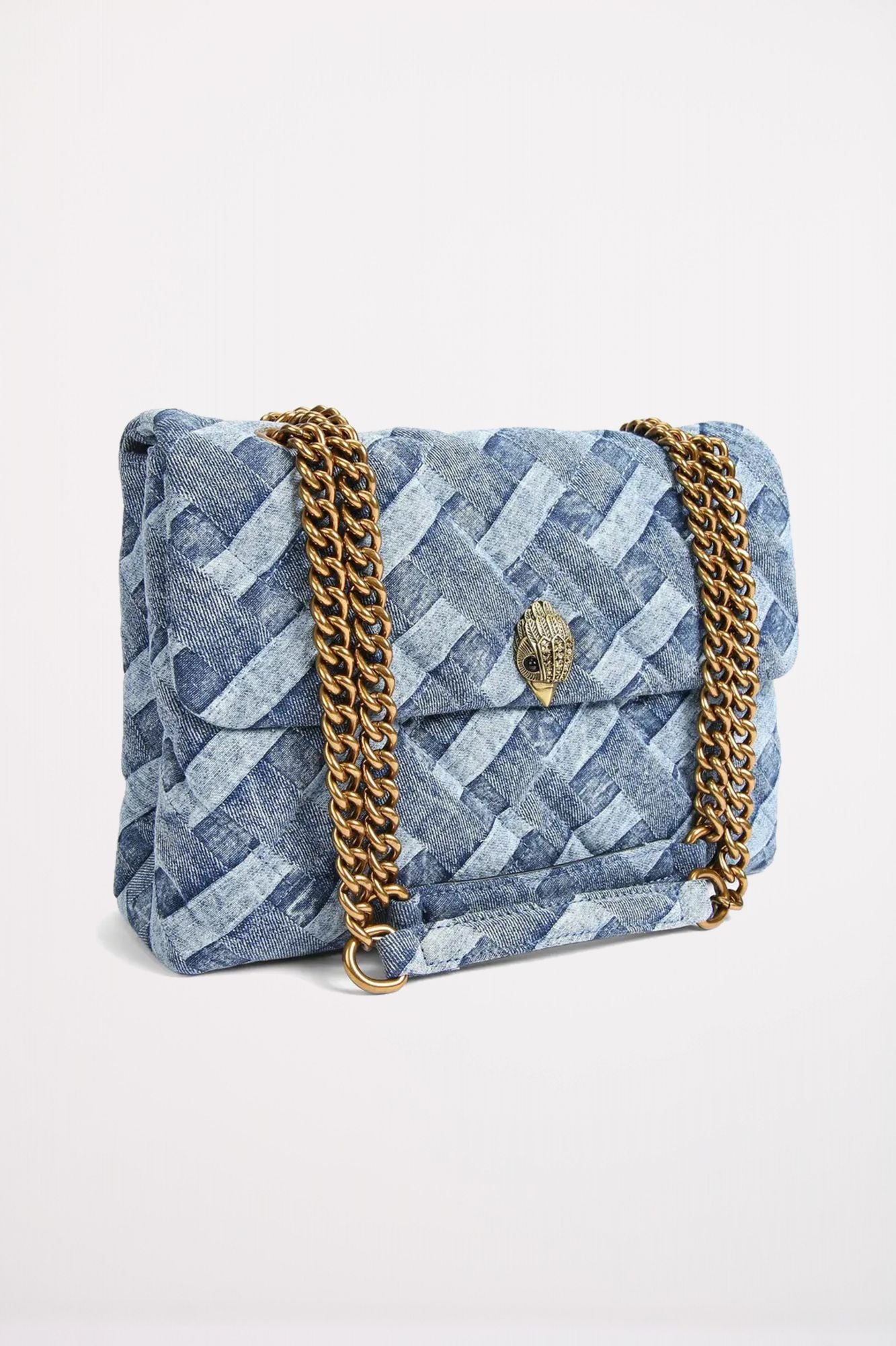 KURT GEIGER LONDON KENSINGTON SOFT CCL BAG en color AZUL (2)