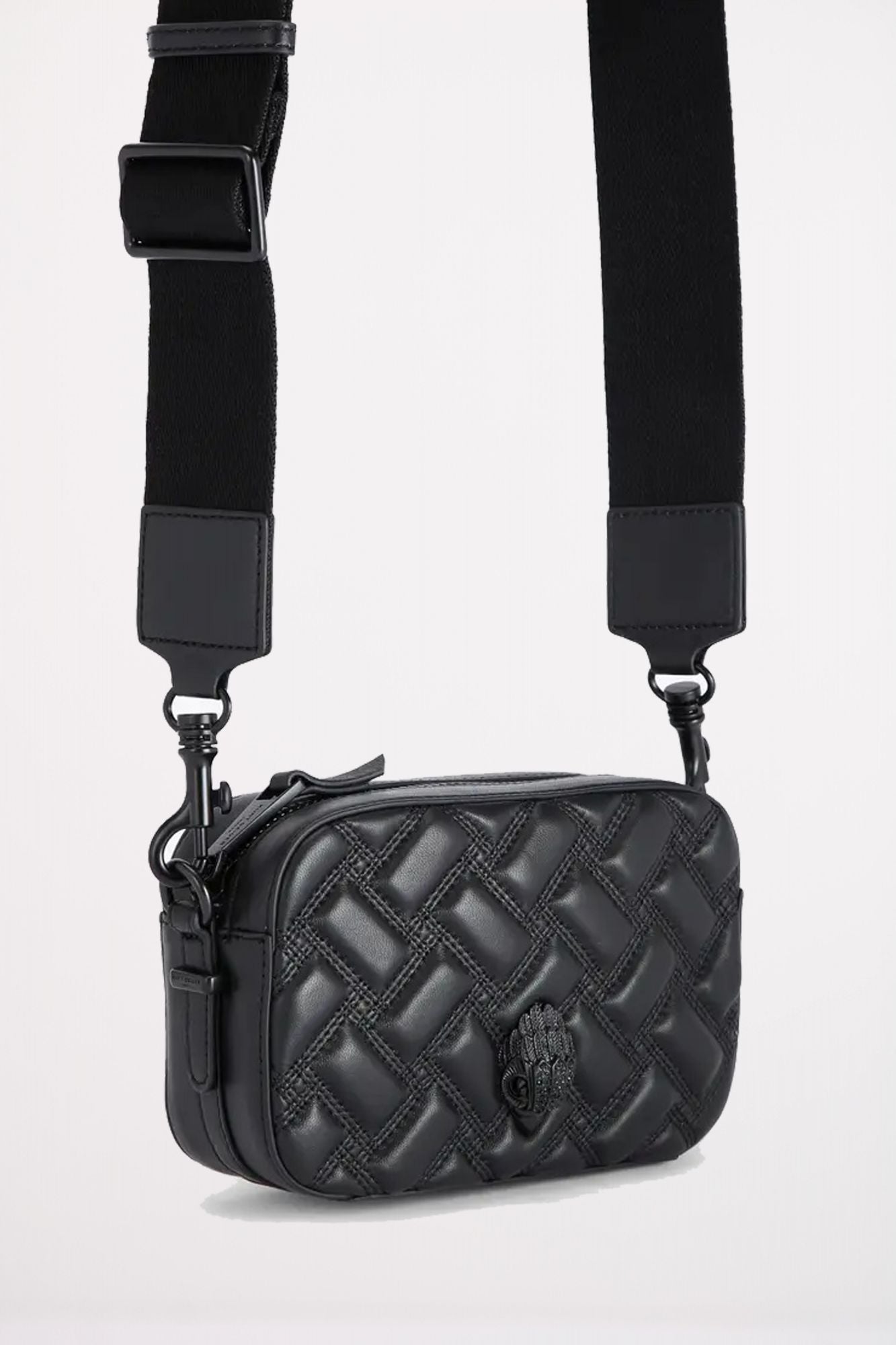 KURT GEIGER LONDON KENSINGTON SM CAMERA DR en color NEGRO (2)