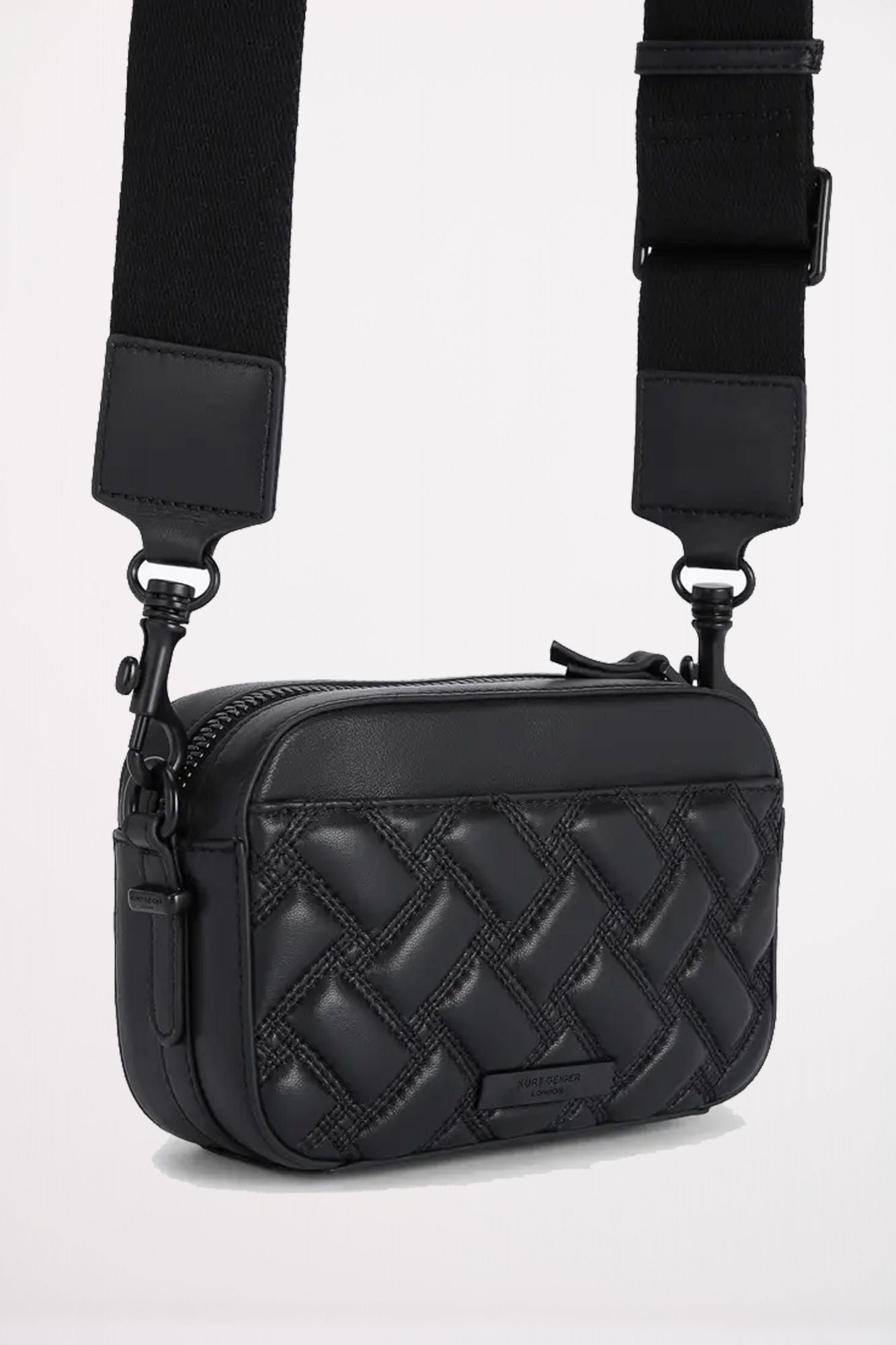 KURT GEIGER LONDON KENSINGTON SM CAMERA DR en color NEGRO (3)