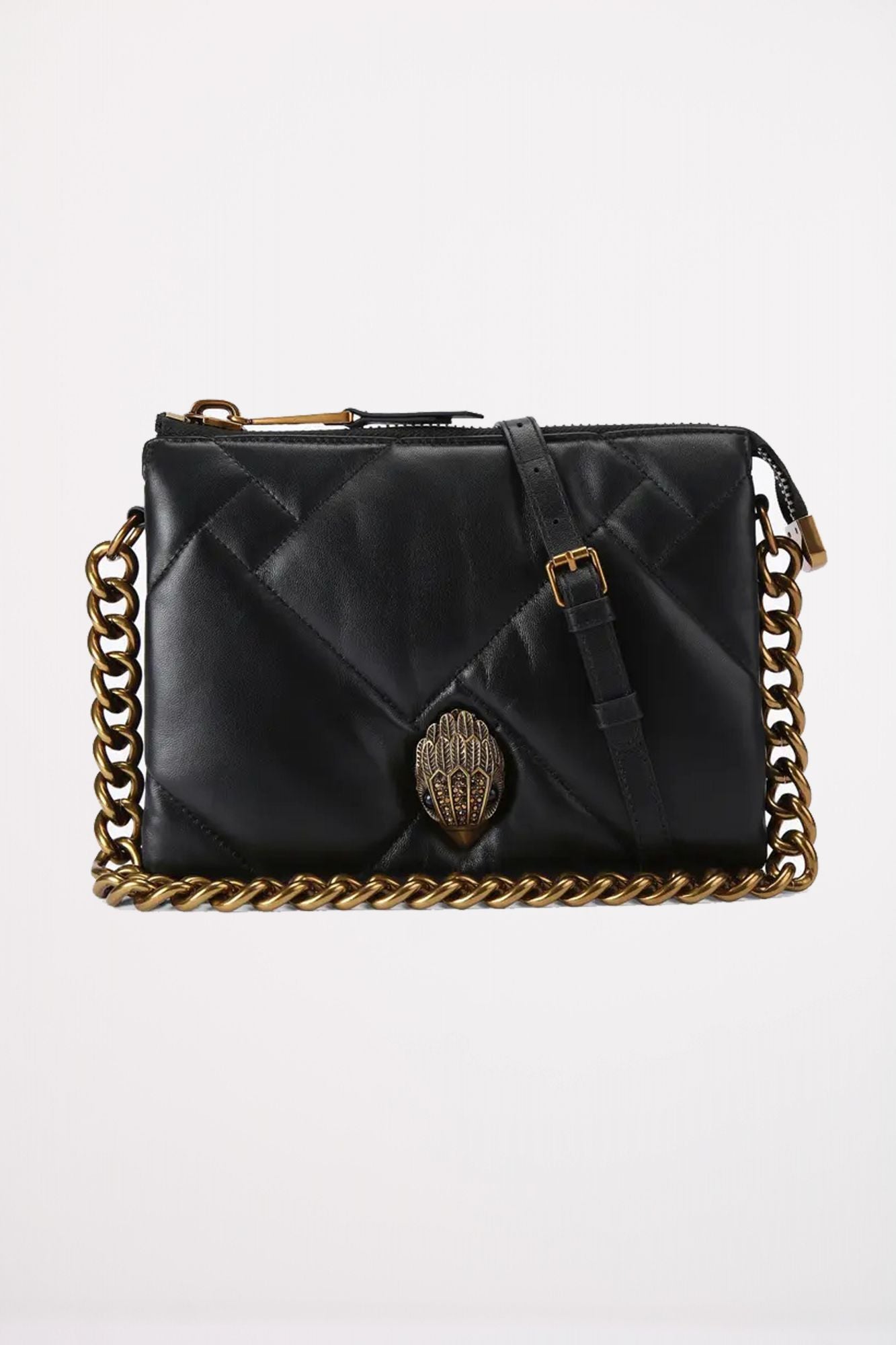 KURT GEIGER LONDON KENSINGTON PUFF 3 POUCH en color NEGRO (1)