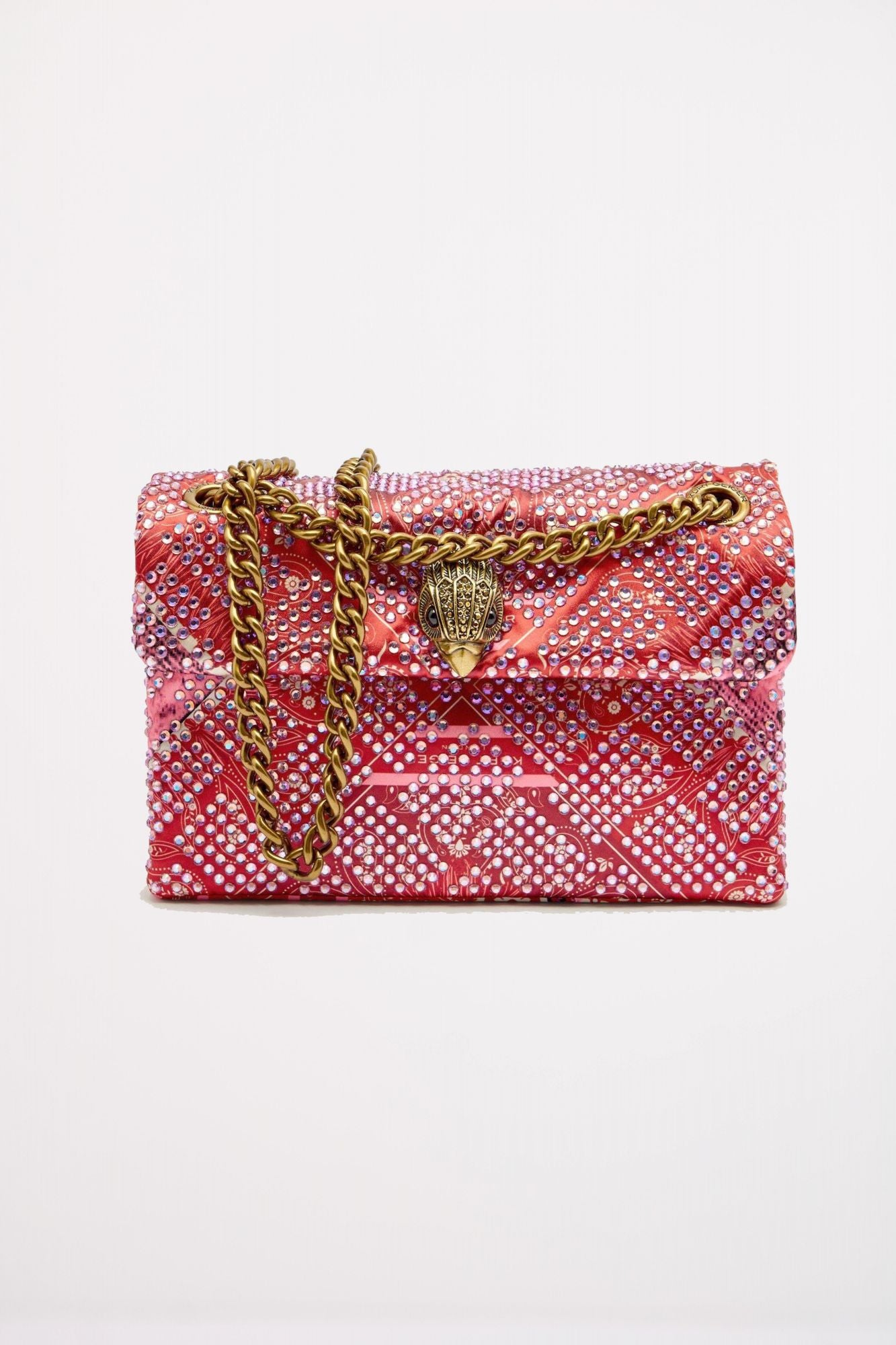KURT GEIGER LONDON  FABRIC MINI KENSINGTON  en color ROJO (1)
