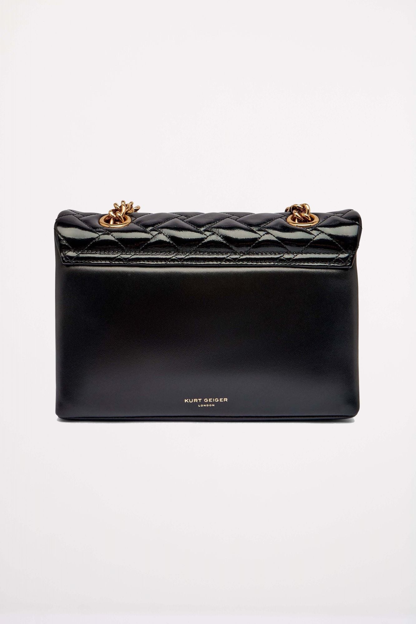 KURT GEIGER LONDON KENSINGTON FRINGE BAG en color NEGRO (3)