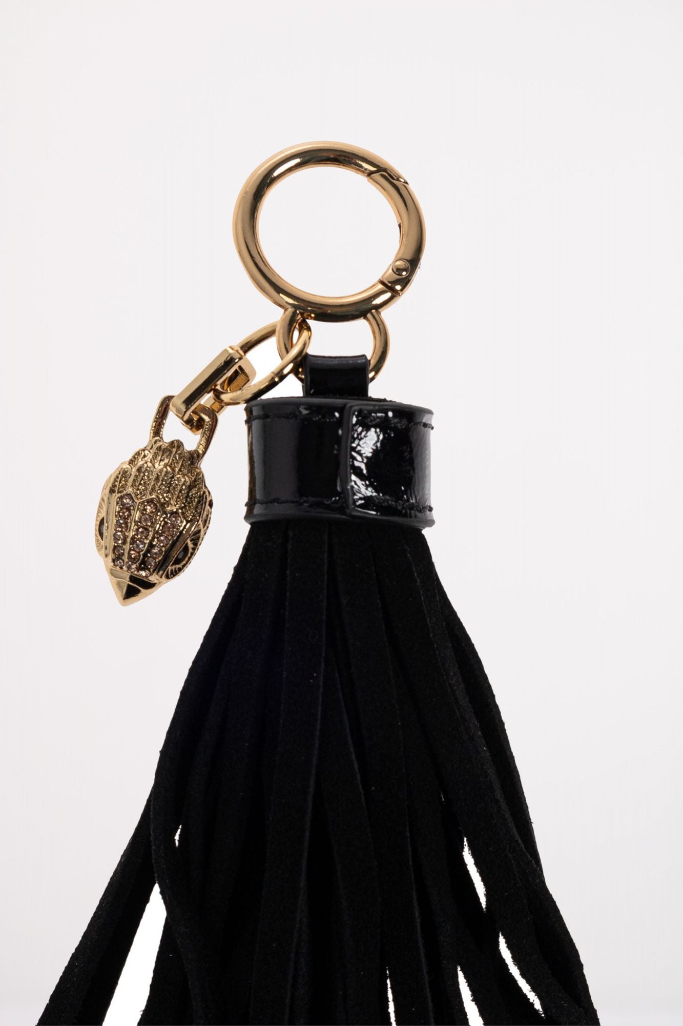 KURT GEIGER LONDON TASSEL BEADS CHARM en color NEGRO (2)