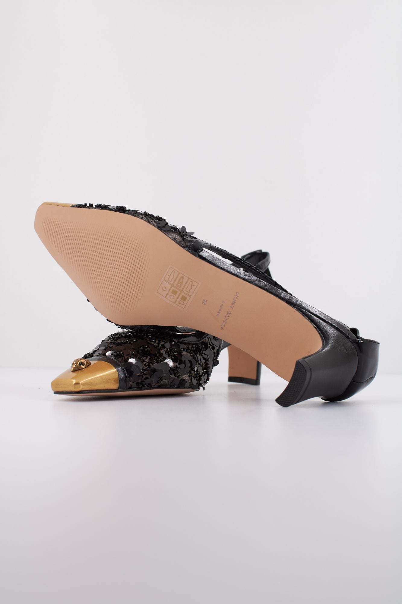 KURT GEIGER LONDON  REGENT OPEN COURT  en color NEGRO (5)