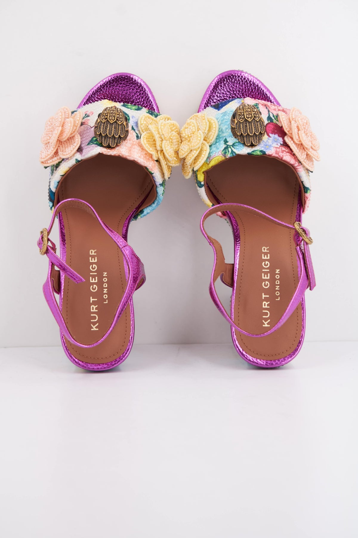 KURT GEIGER LONDON KENSINGTON PLATFORM SDL en color FLORAL (3)
