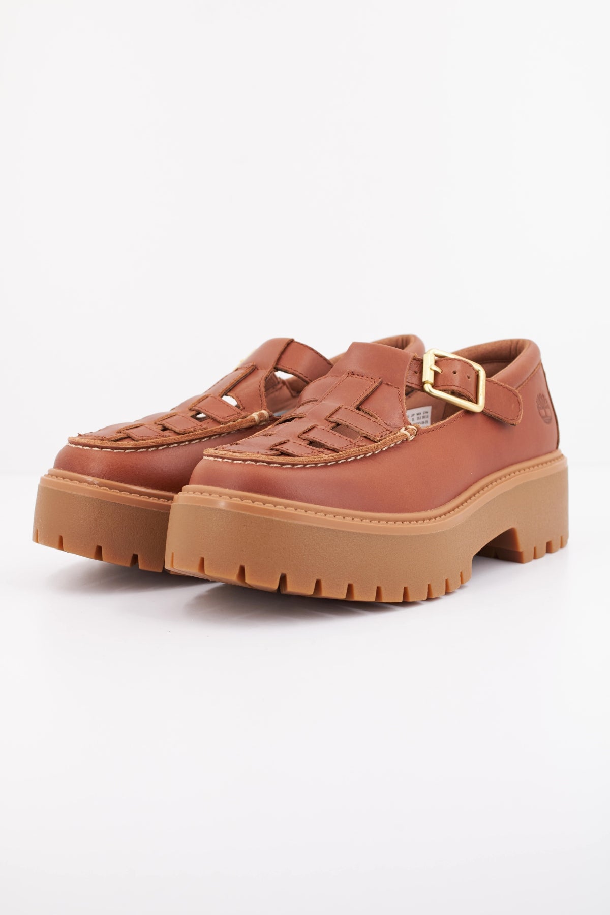 TIMBERLAND WOVEN BUCKLE LOAFER en color MARRON (2)